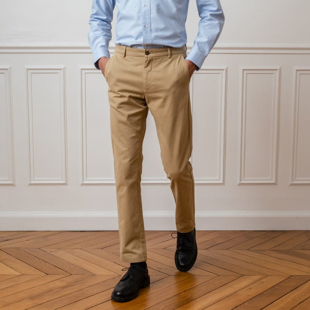 how to style beige dress pants 11 Stylish Beige Wide Leg Pants Outfit Ideas You'll Wear on Repeat