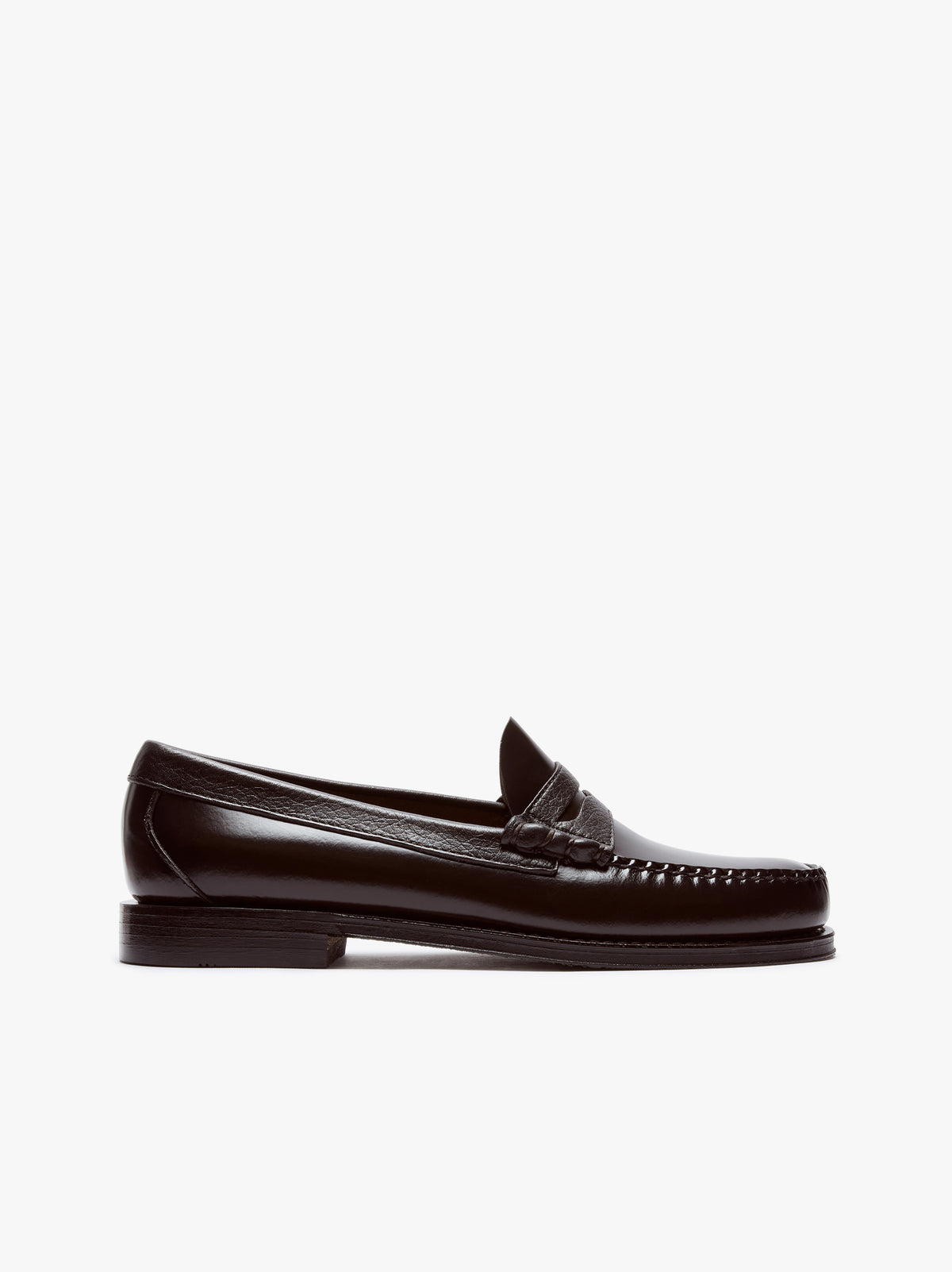 Weejuns Larson chocolate brown leather loafers