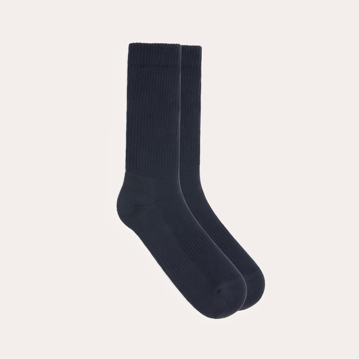 Marineblaue Socken aus Baumwolle