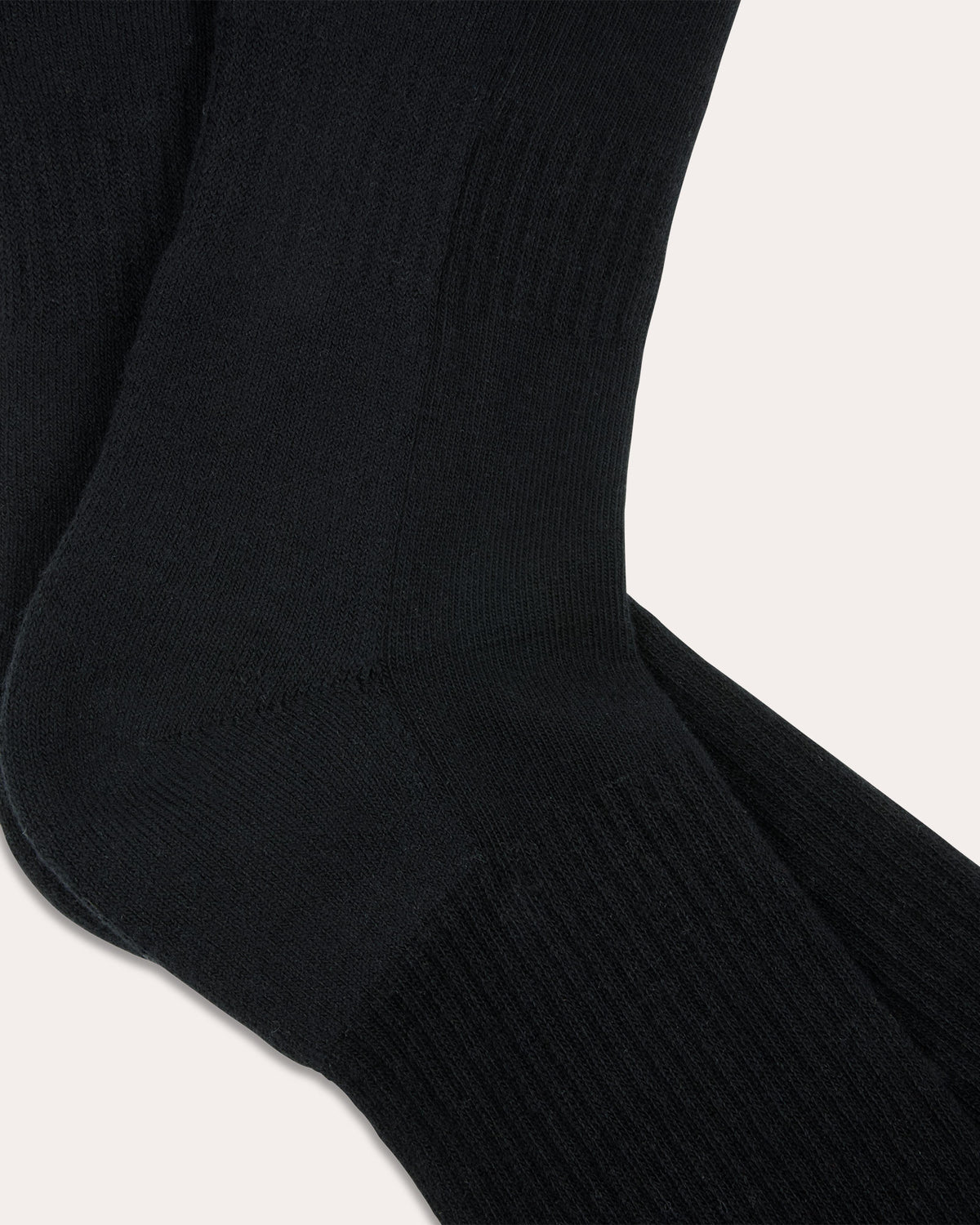 Schwarze Baumwollsocken