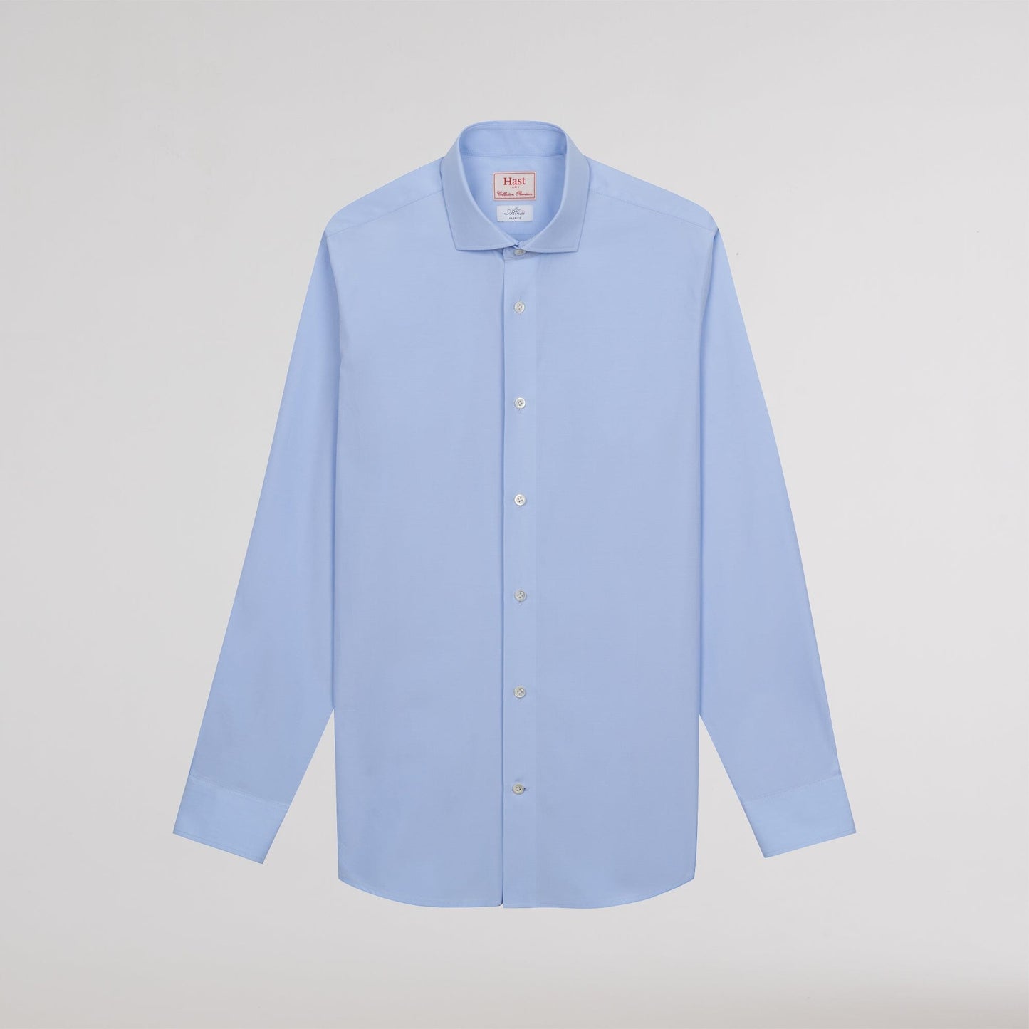 Chemise premium en pinpoint double retors bleue