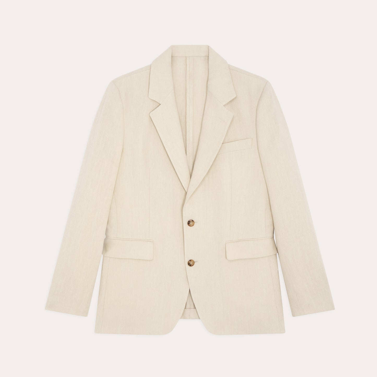 Veste en lin beige