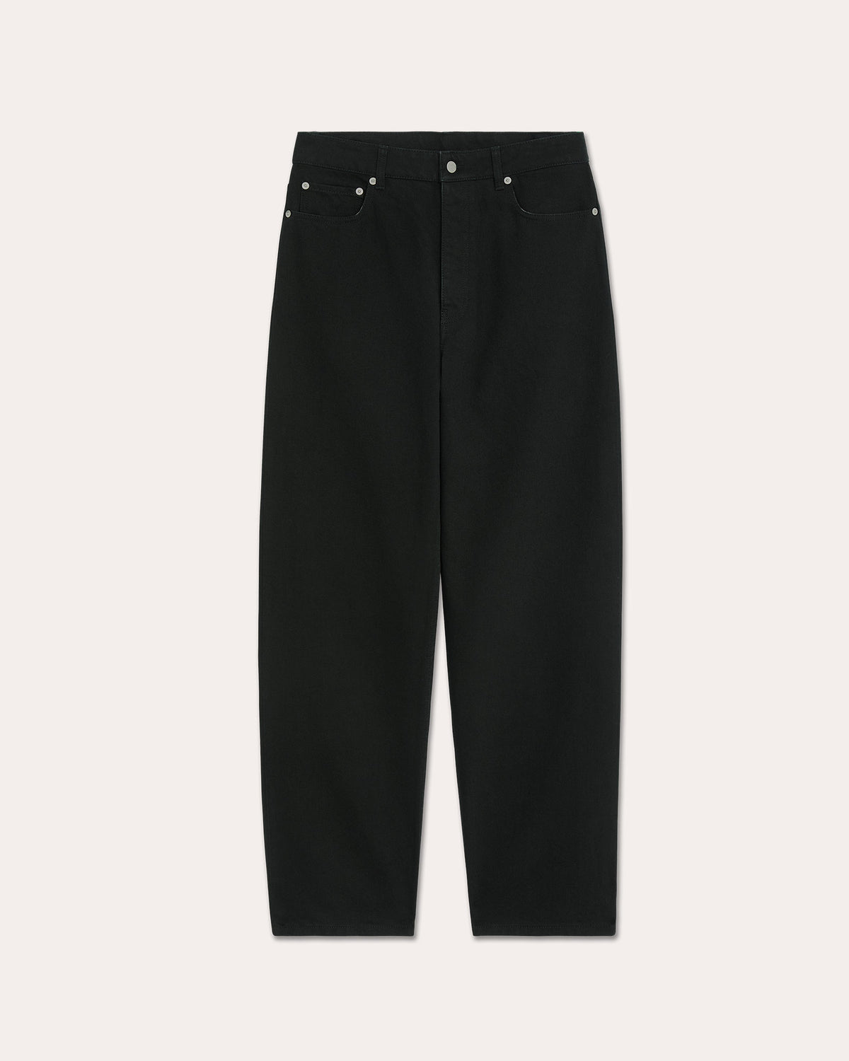 Jean noir en coton italien