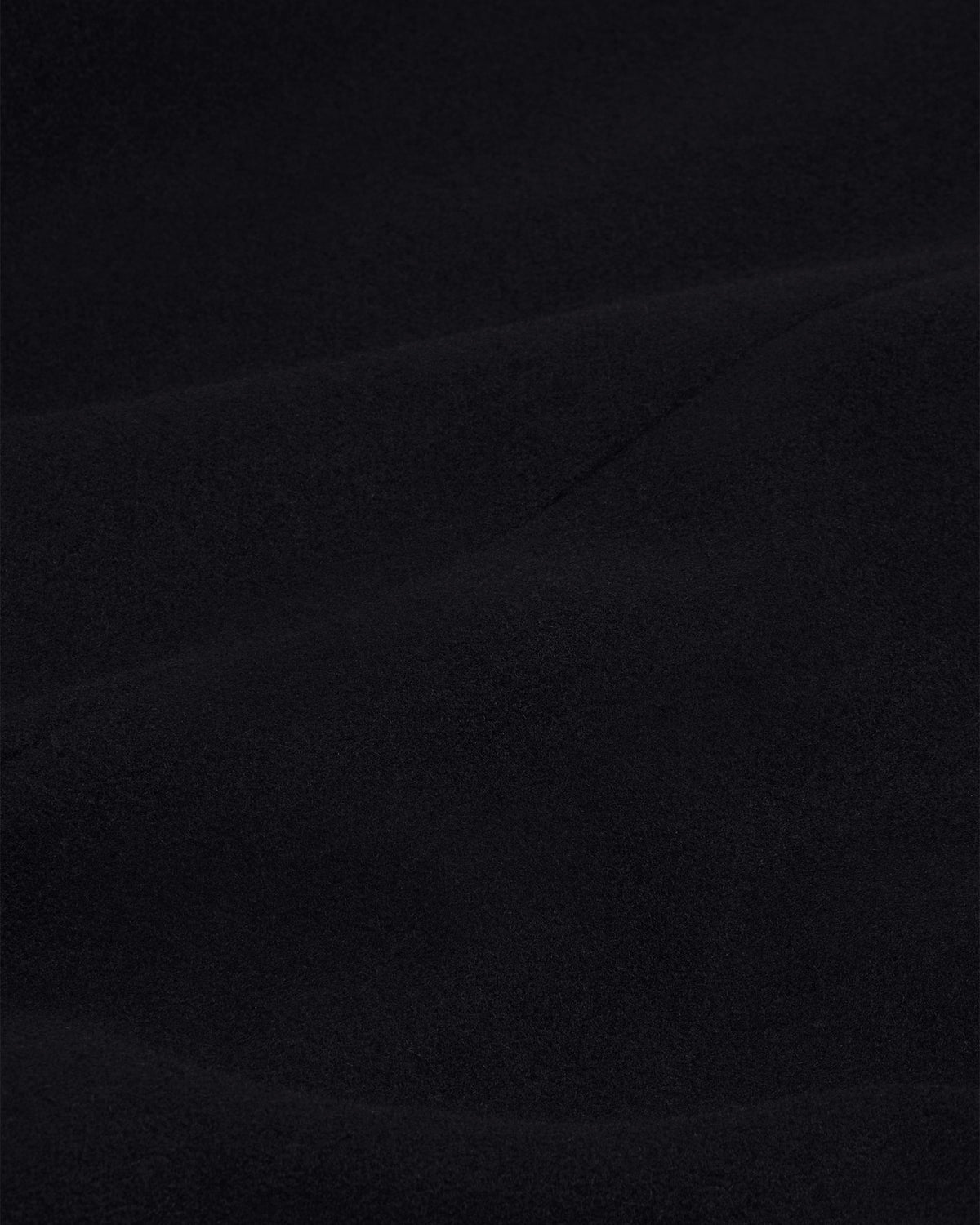 Manteau long croisé en laine marine