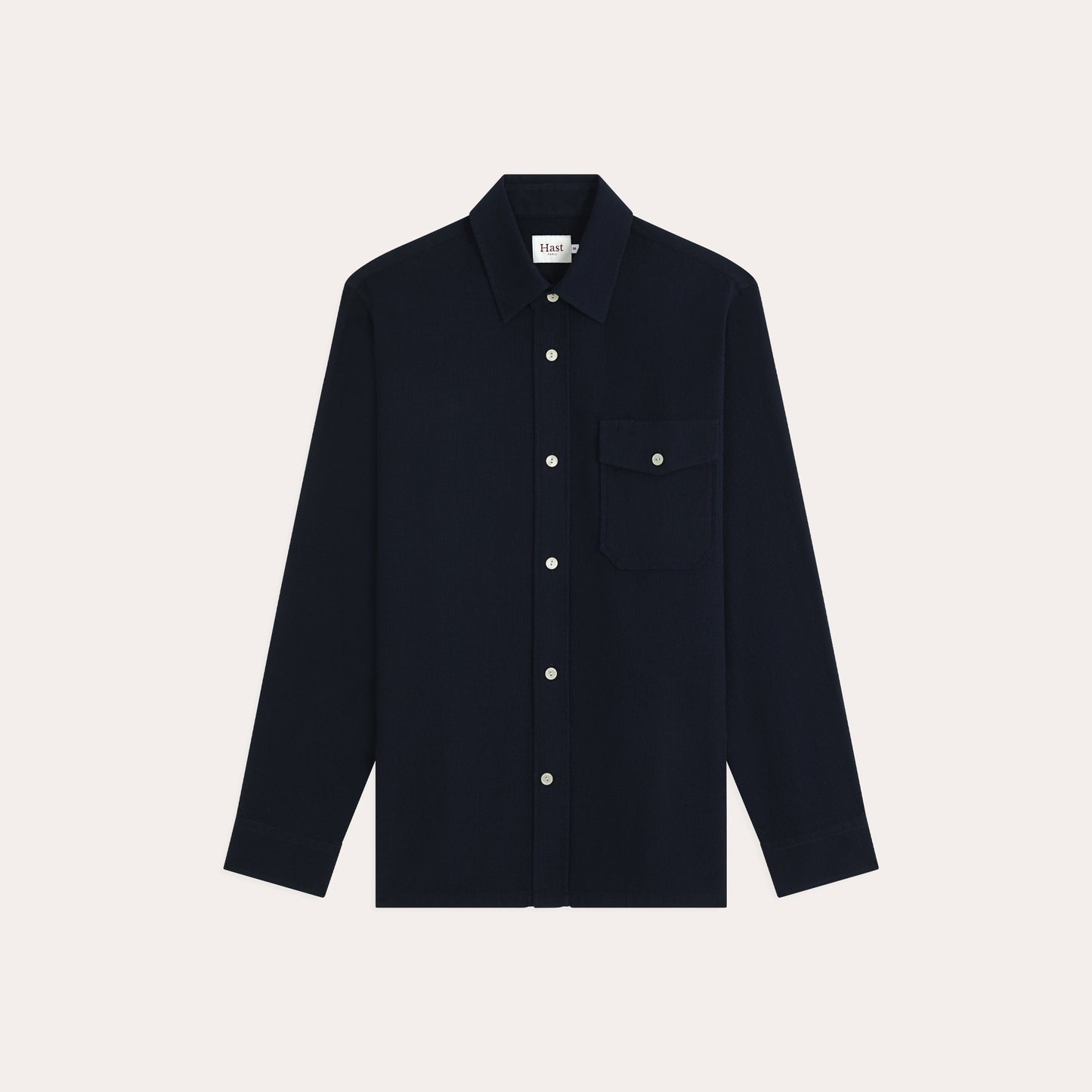 Navy blue heavy cotton overshirt