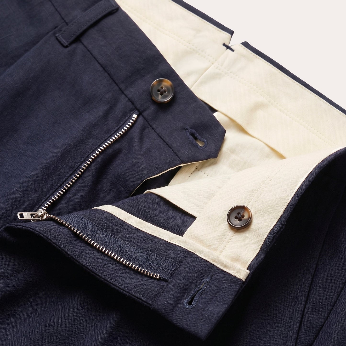 Japanese navy cotton ripstop cargo pants