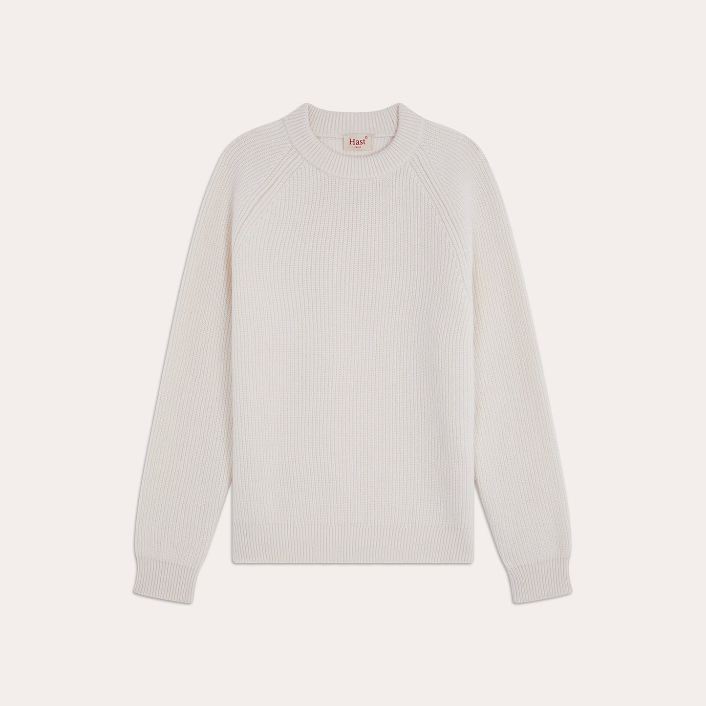 Ecru merino wool sweater