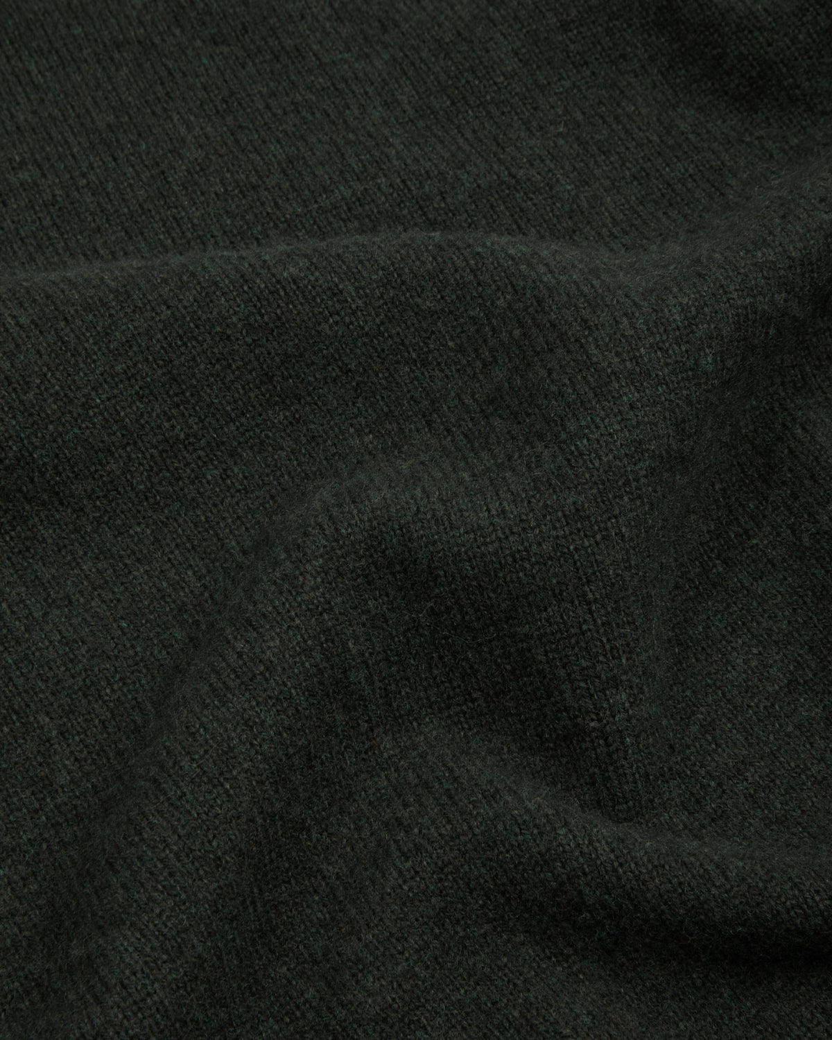 Pull col rond en laine mérinos supergeelong vert