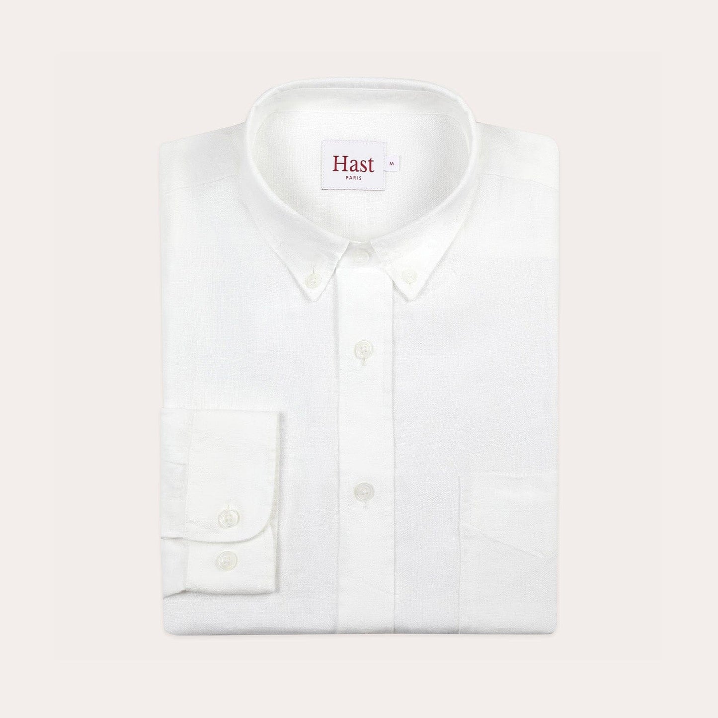 Chemise en lin blanche
