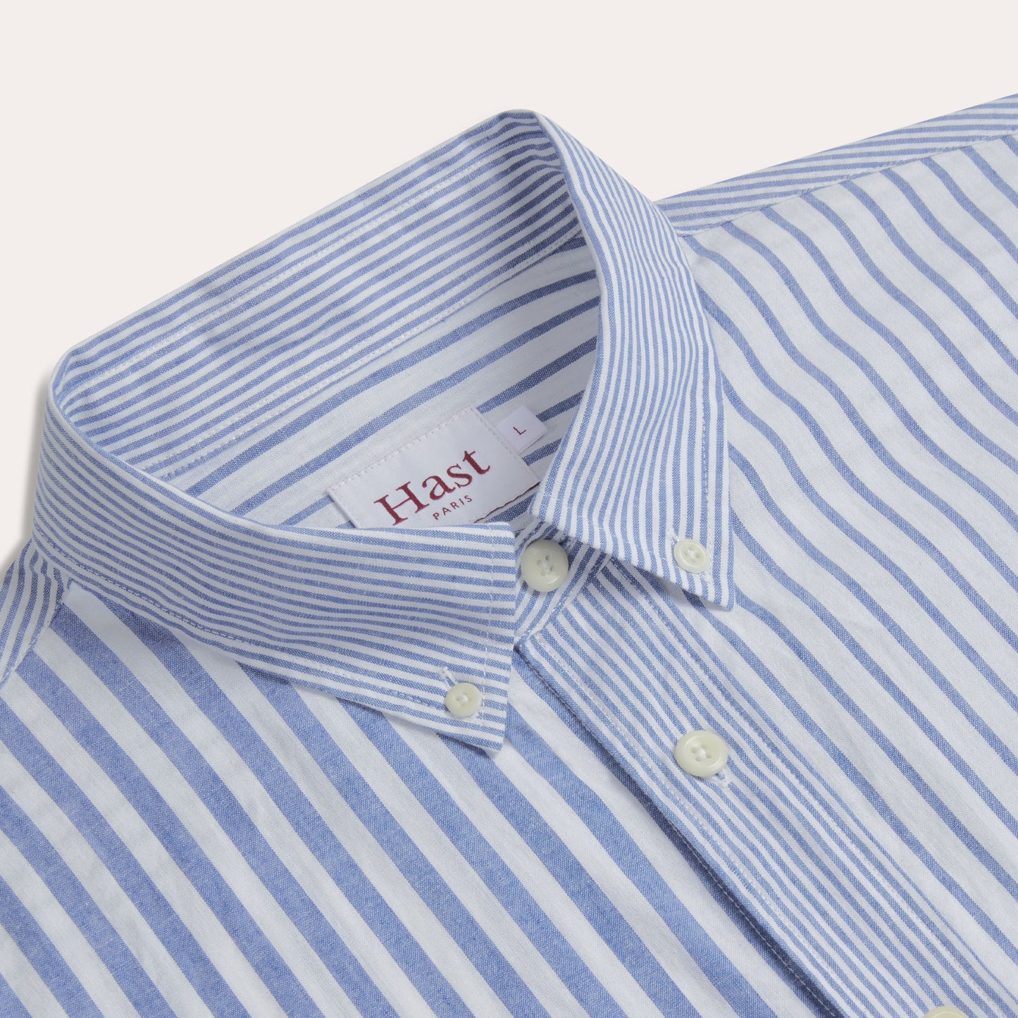 Chemise à rayures bleues