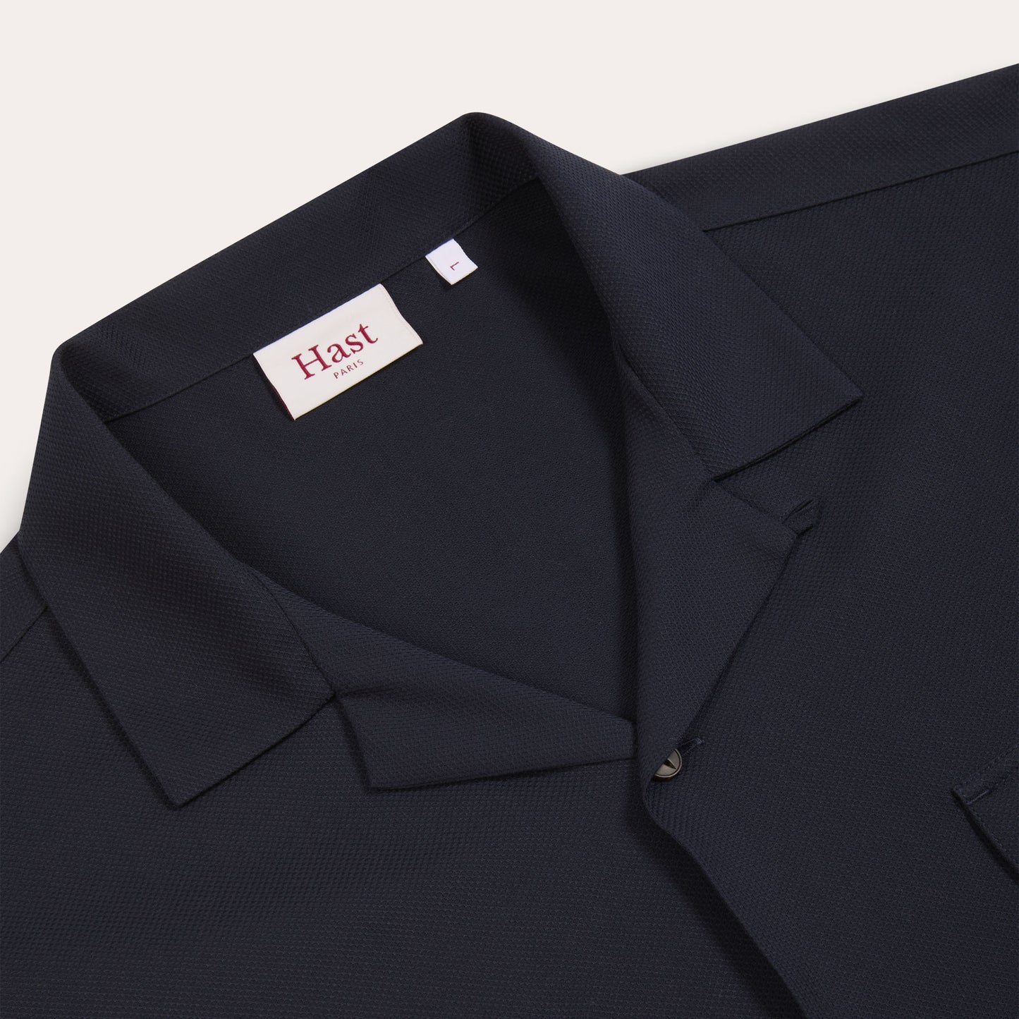 Chemise manches courtes marine