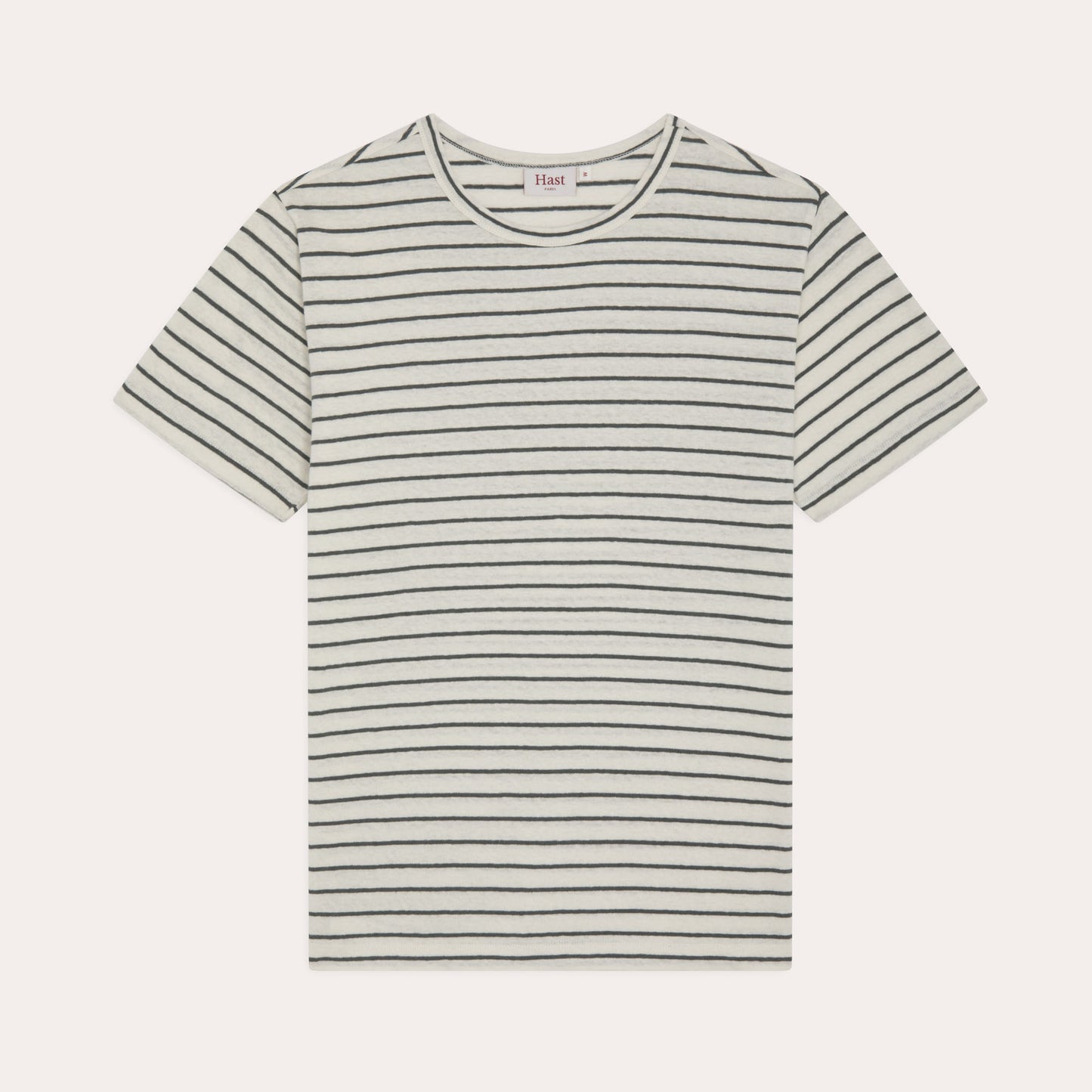 T-shirt à rayures vertes