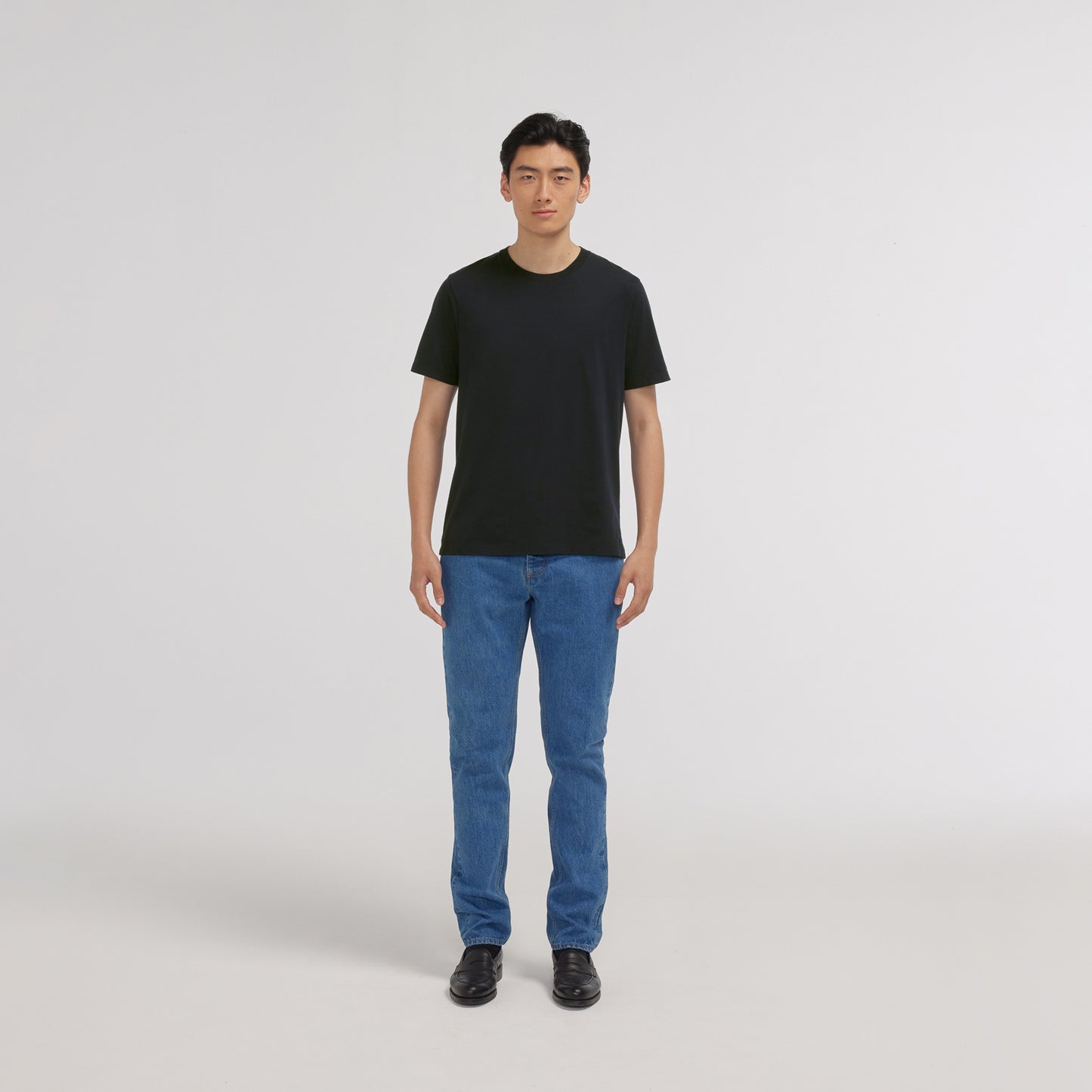 Black cotton t-shirt