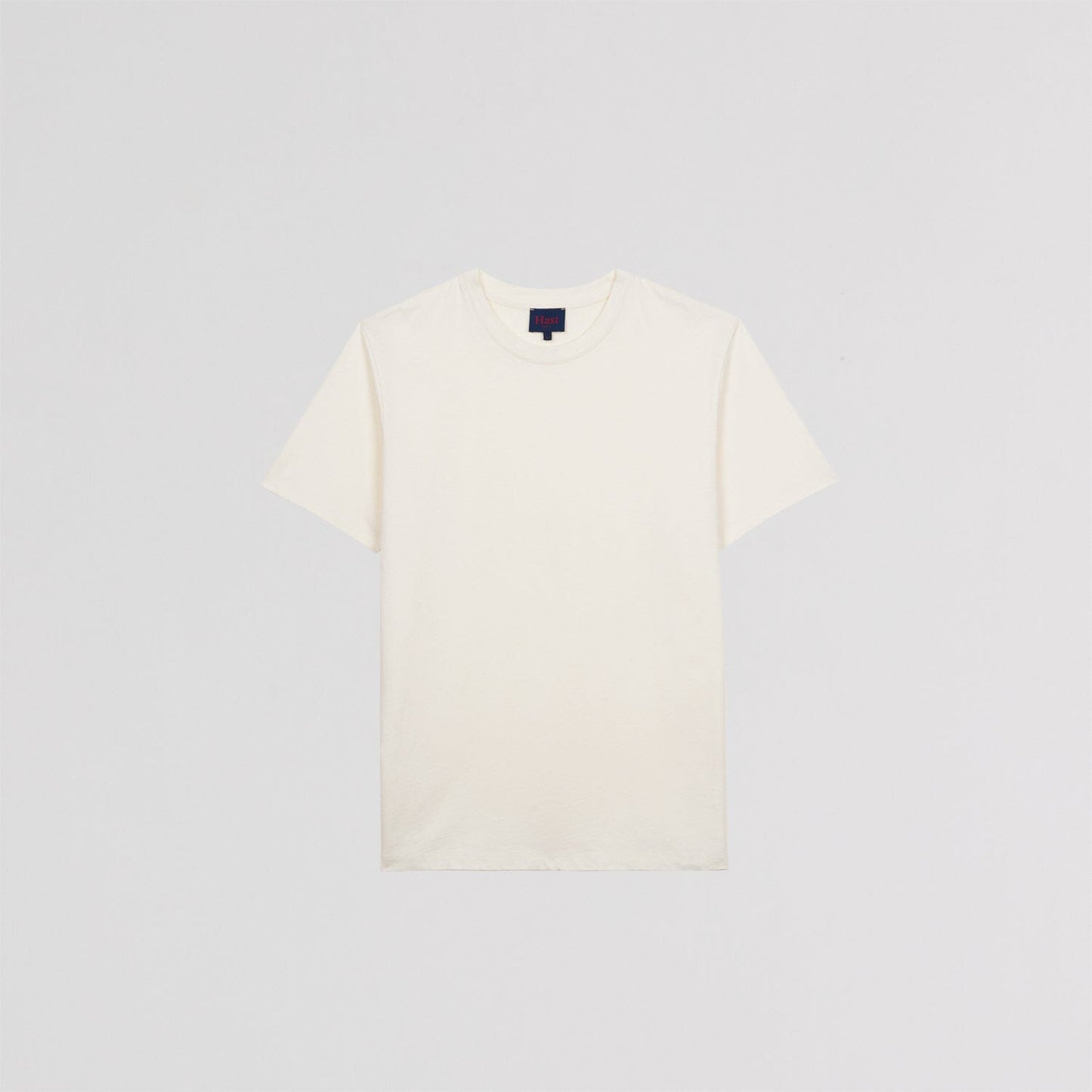 T-shirt en coton et lin écru