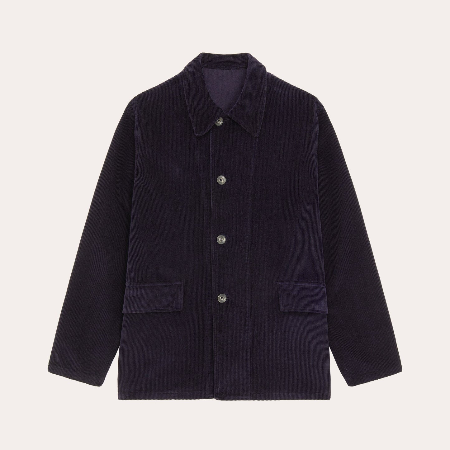 Veste de travail en velours épais marine