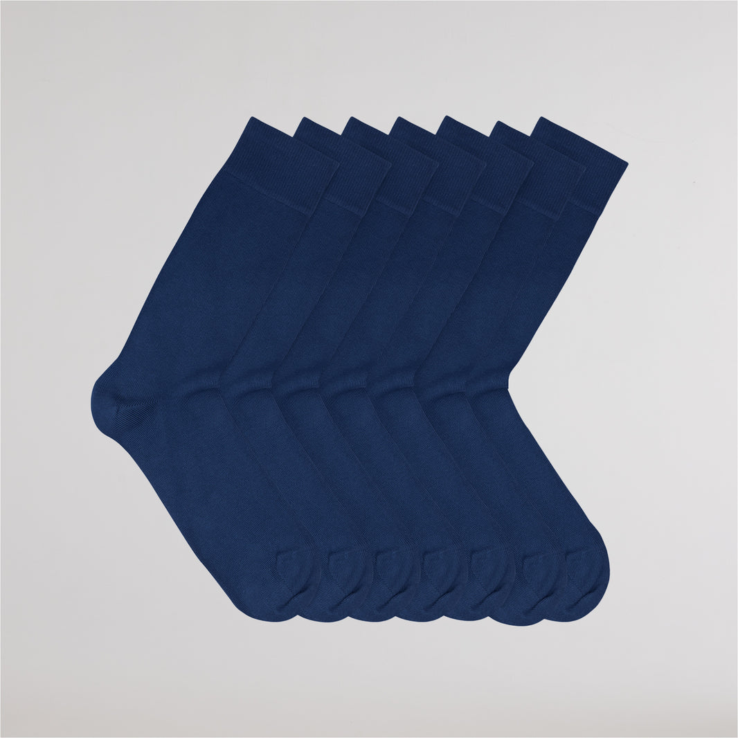Semainier de chaussettes bleu nuit