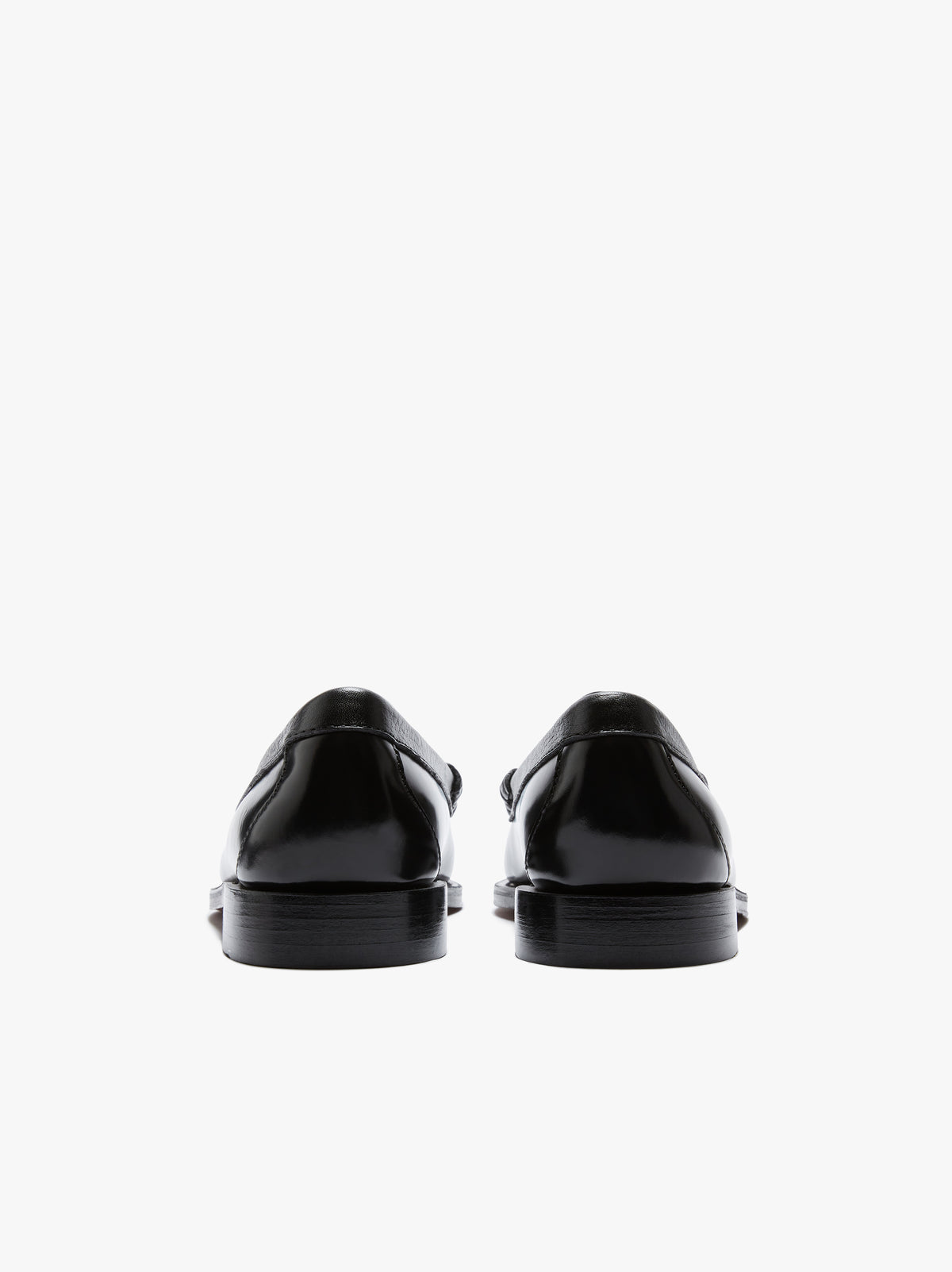 Weejuns Larson black leather loafers