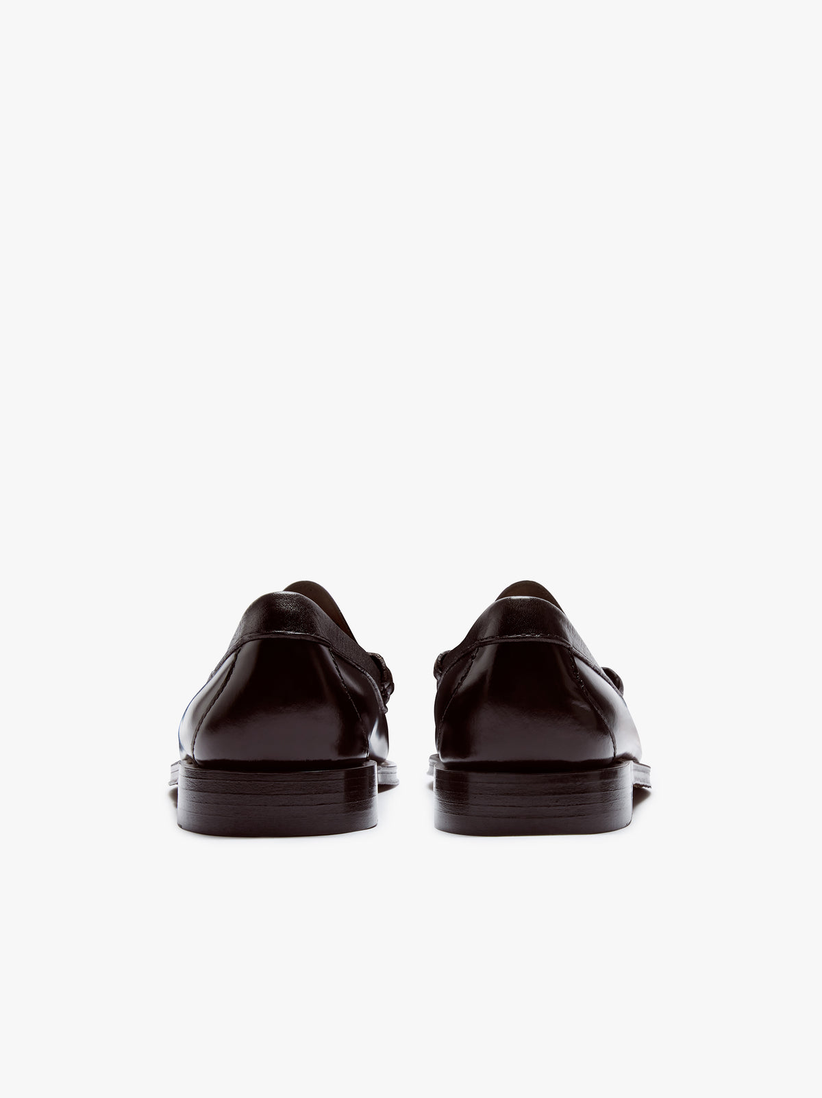 Weejuns Larson chocolate brown leather loafers