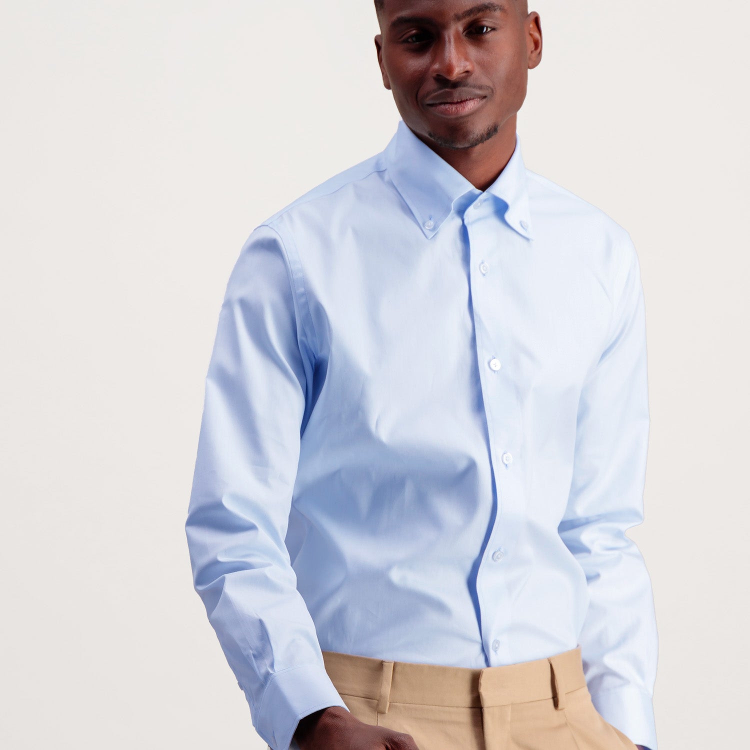 Chemise outlet grand col