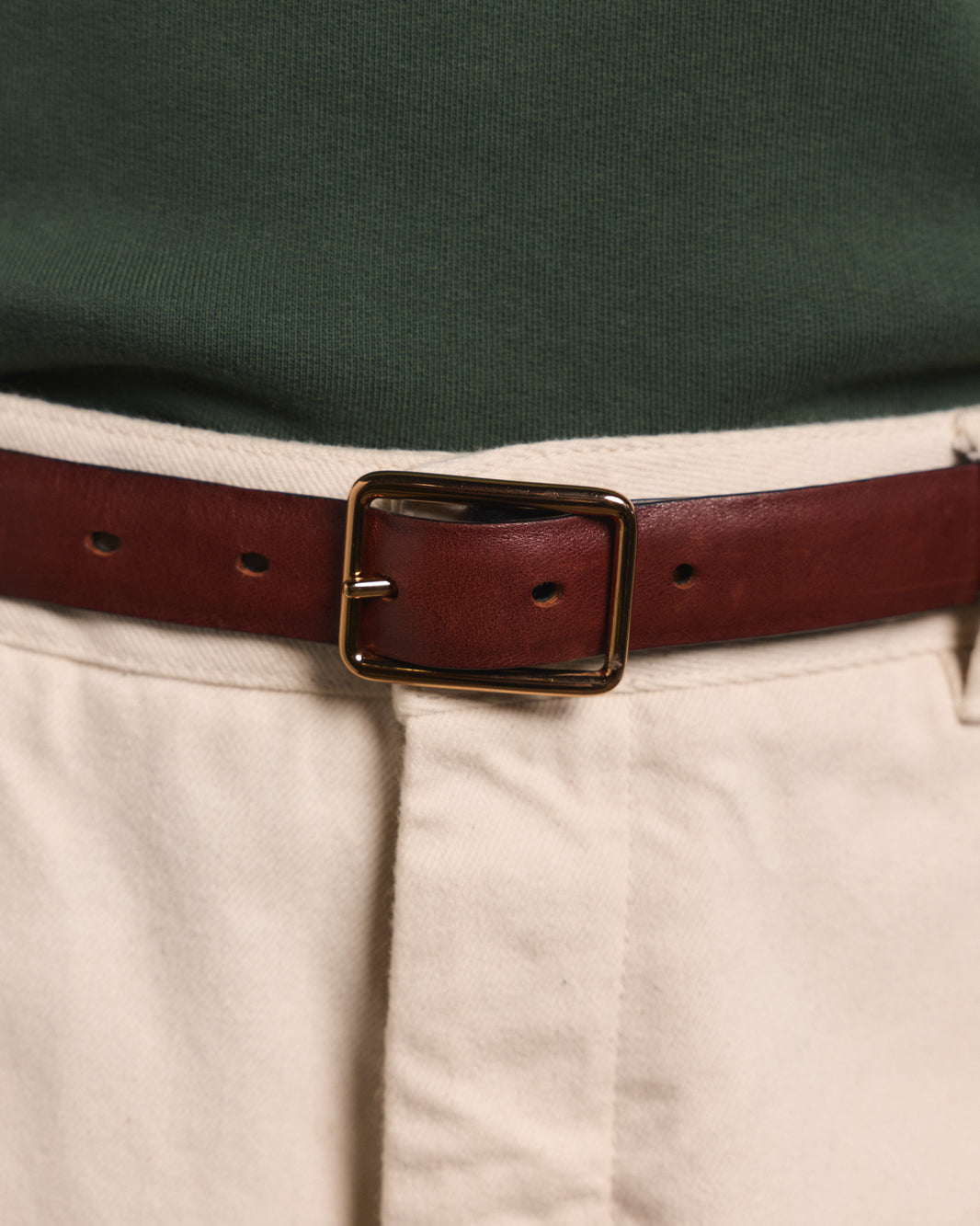 Ceinture réversible noire et bordeaux en cuir de vachette
