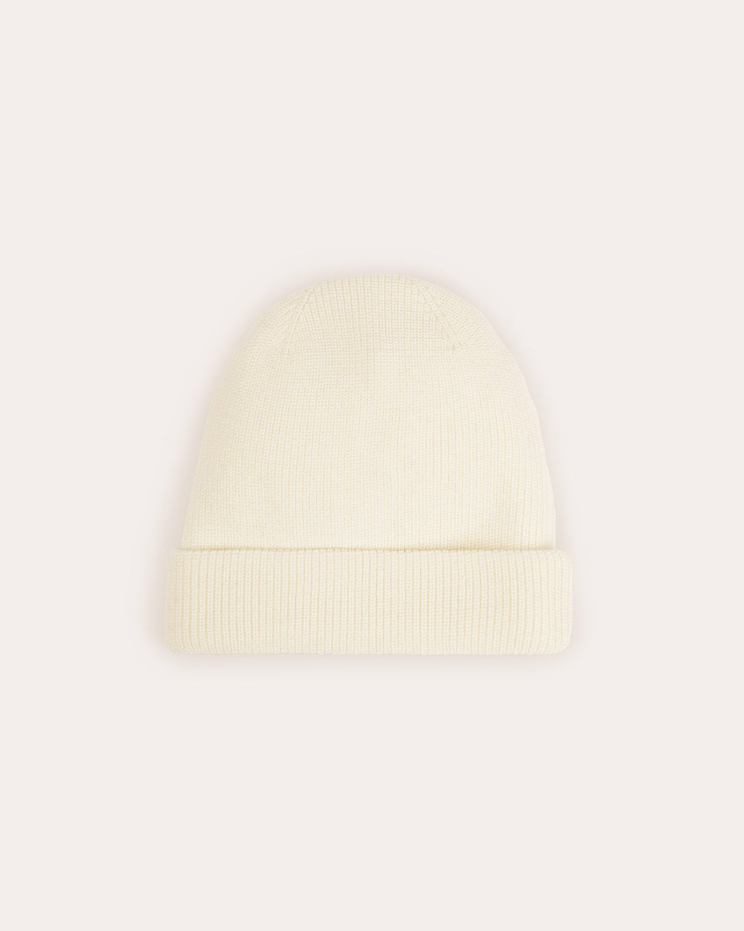 Bonnet en laine mérinos écru