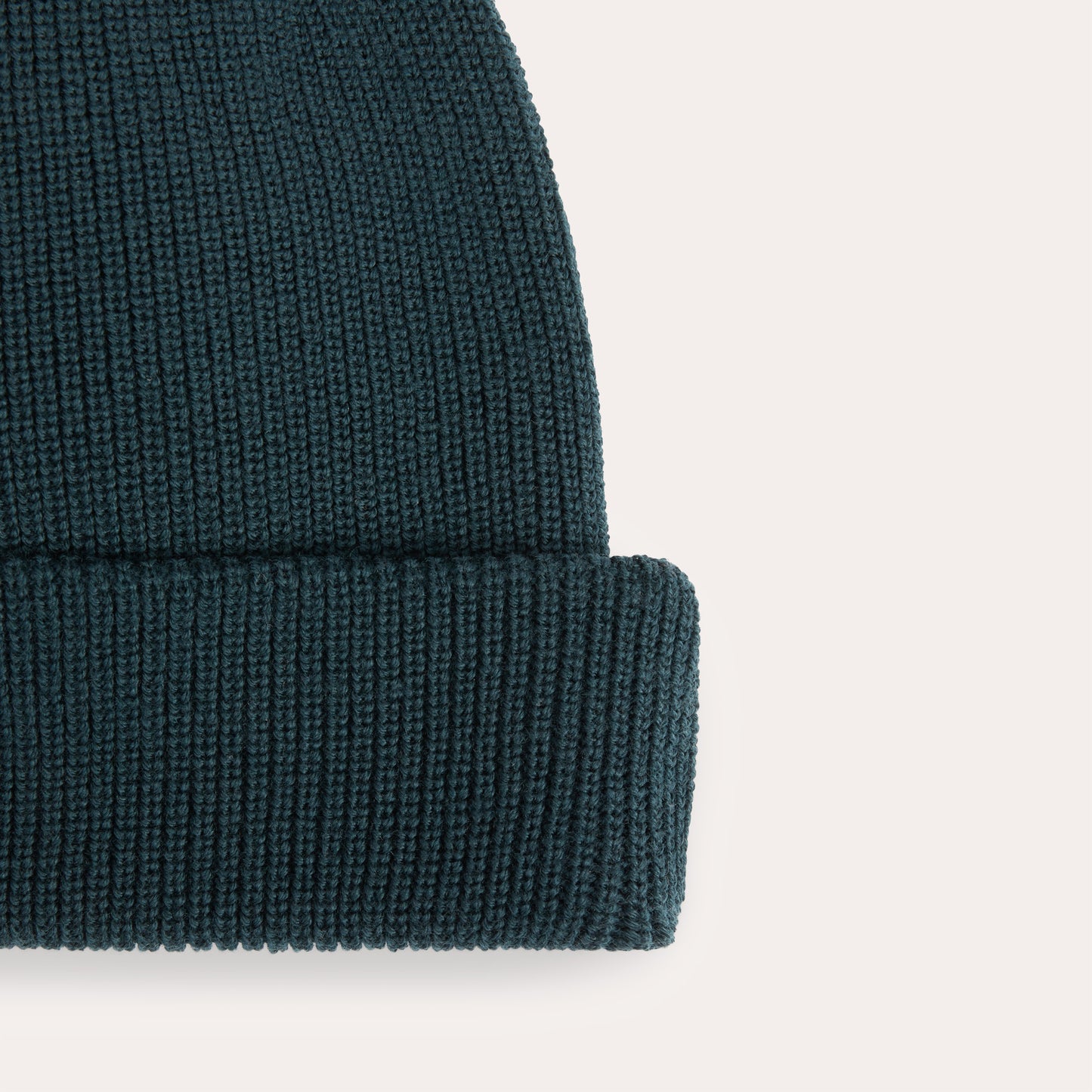 Bonnet en laine mérinos vert