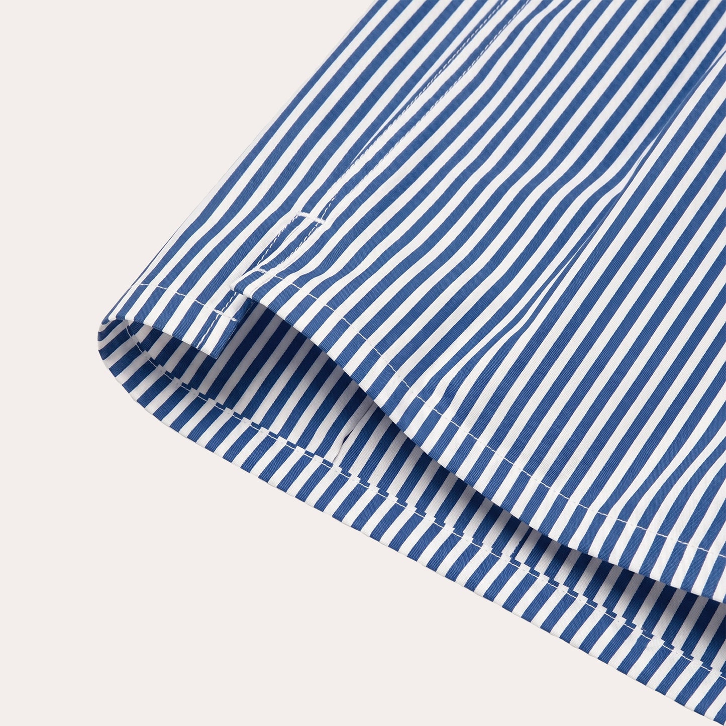 Navy striped cotton boxers