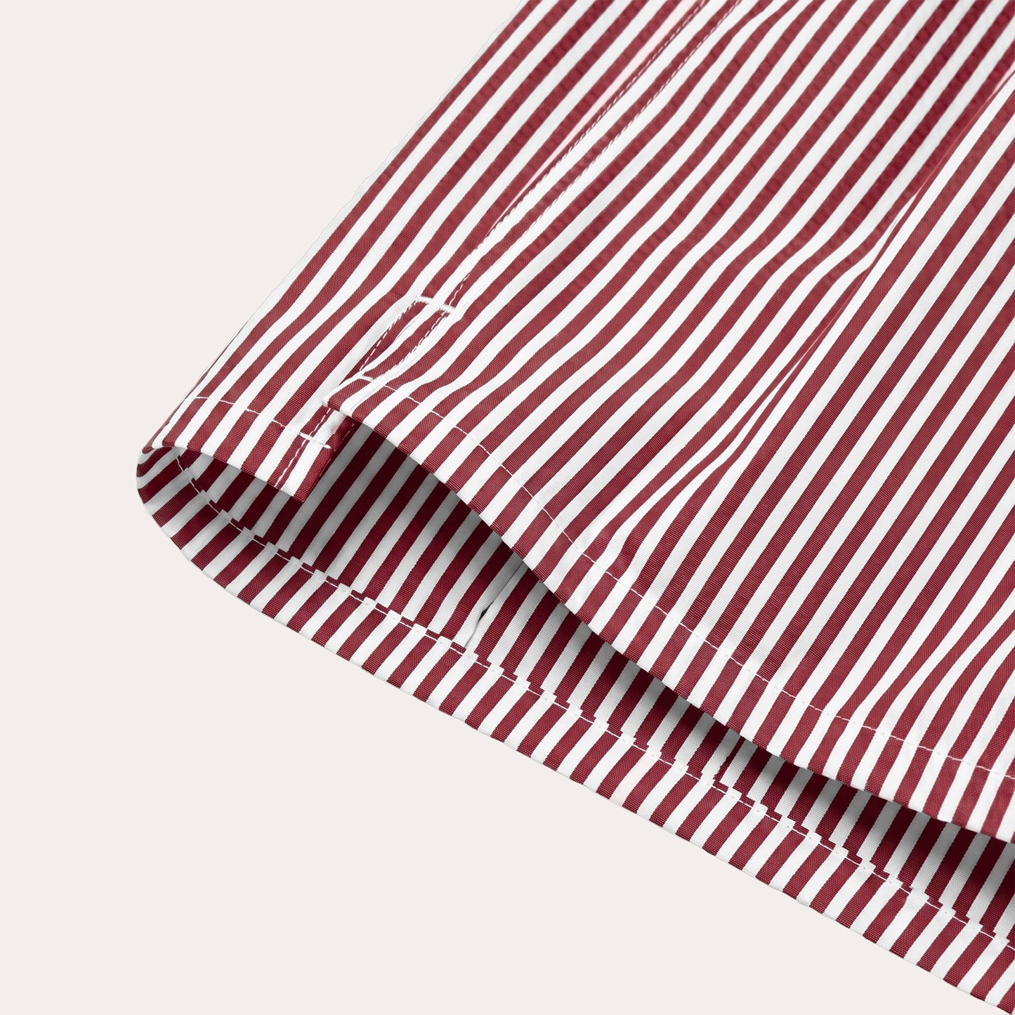 Red striped cotton boxer shorts