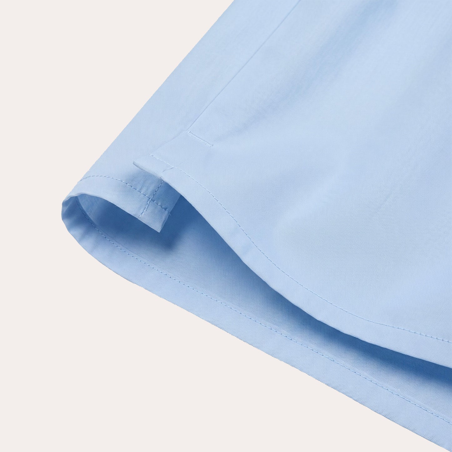 Light blue striped cotton boxer shorts