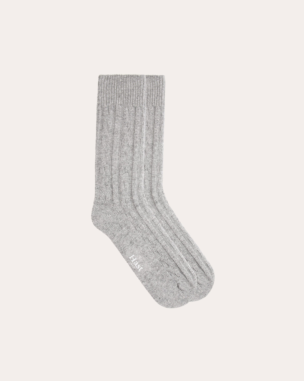 Chaussettes en laine et cachemire grises