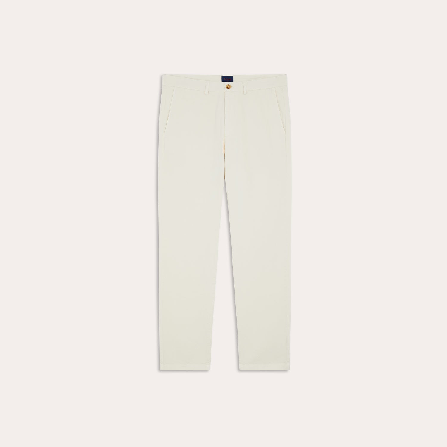 Pantalon chino en coton off white
