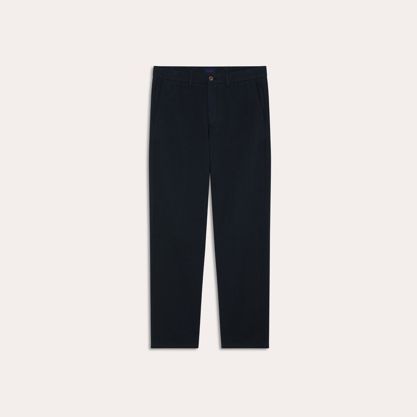 Pantalon chino en coton marine