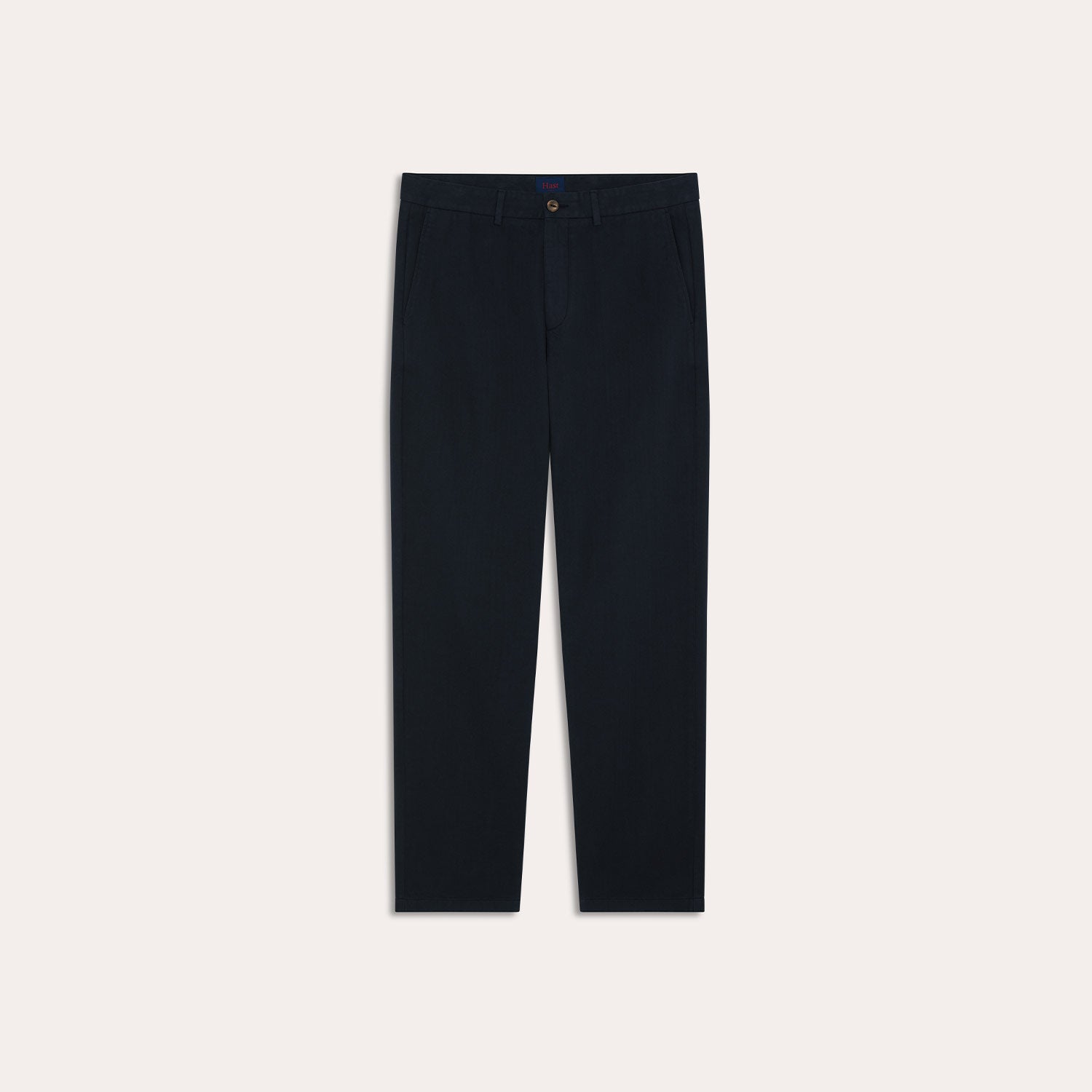 Pantalon chino en coton marine