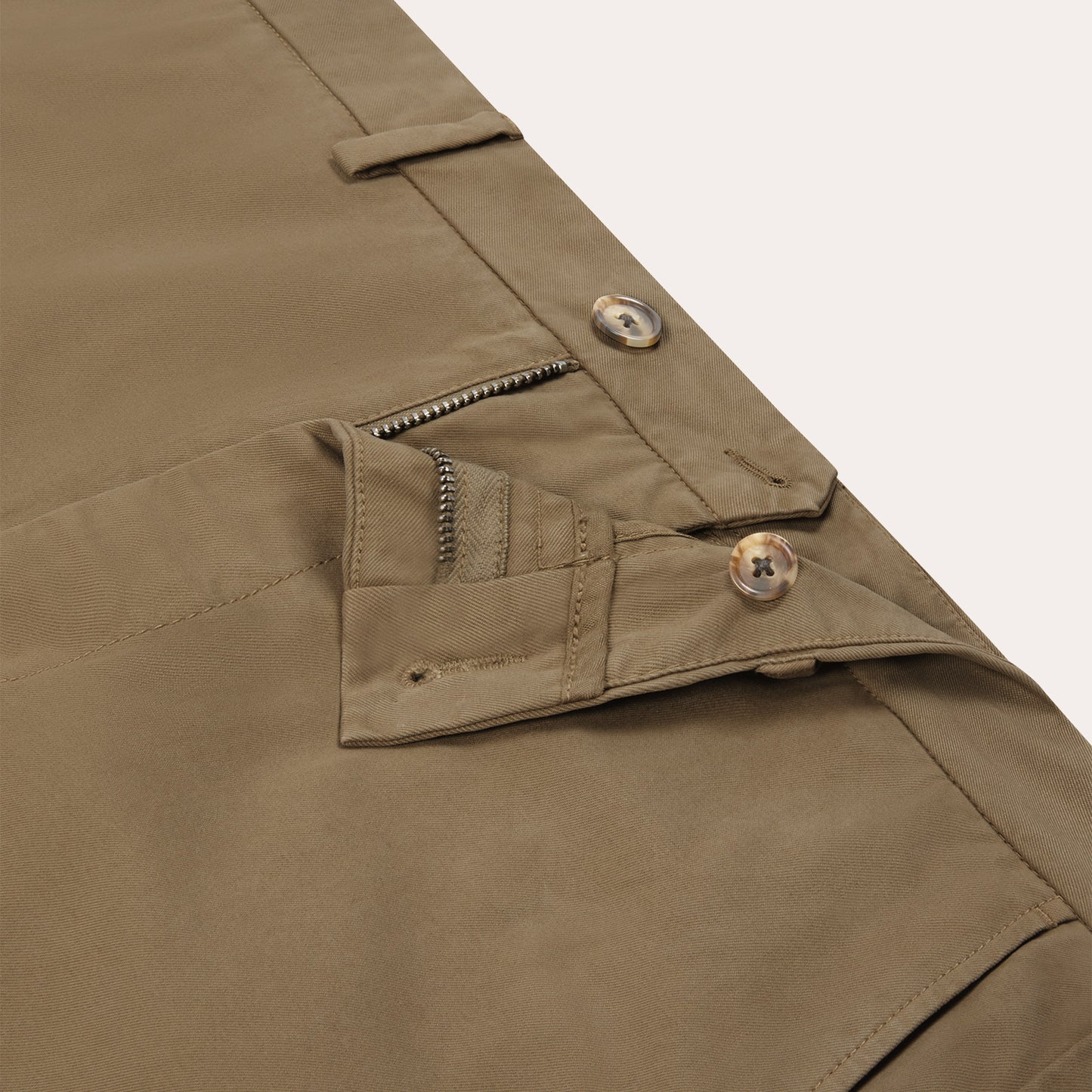 Chino droit beige