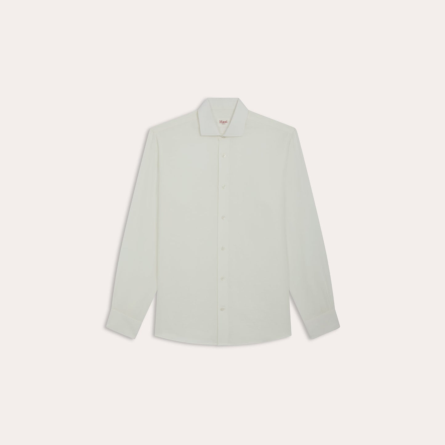 White linen and cotton shirt