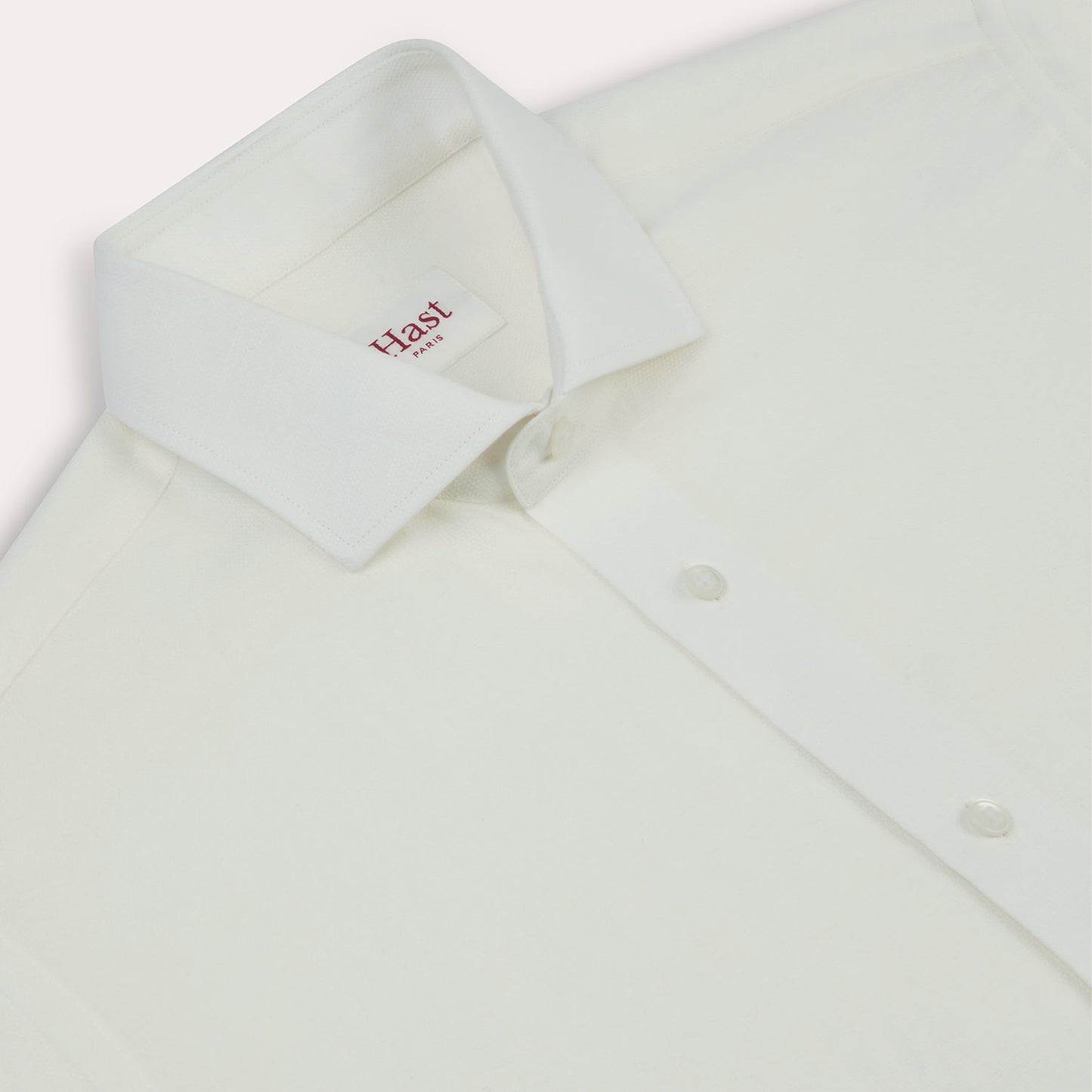 White linen and cotton shirt