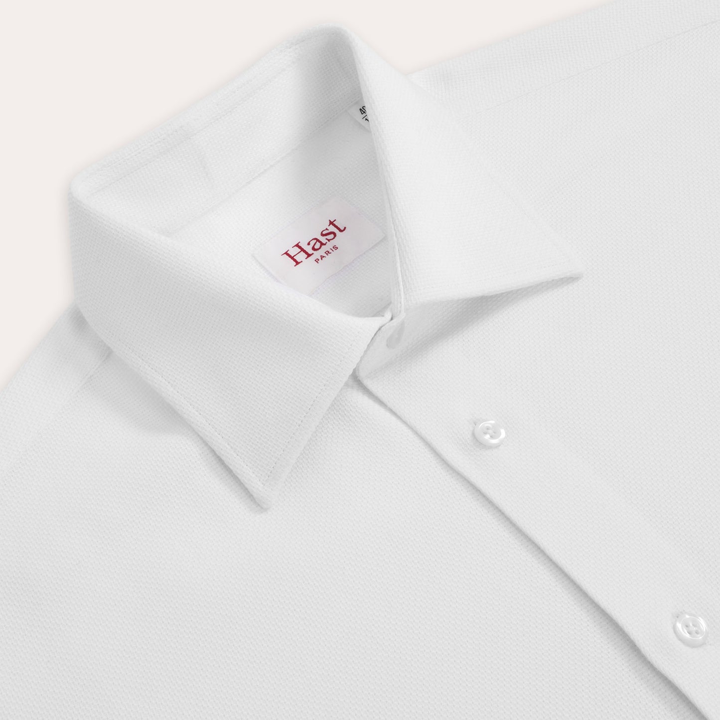 Chemise en flanelle blanche