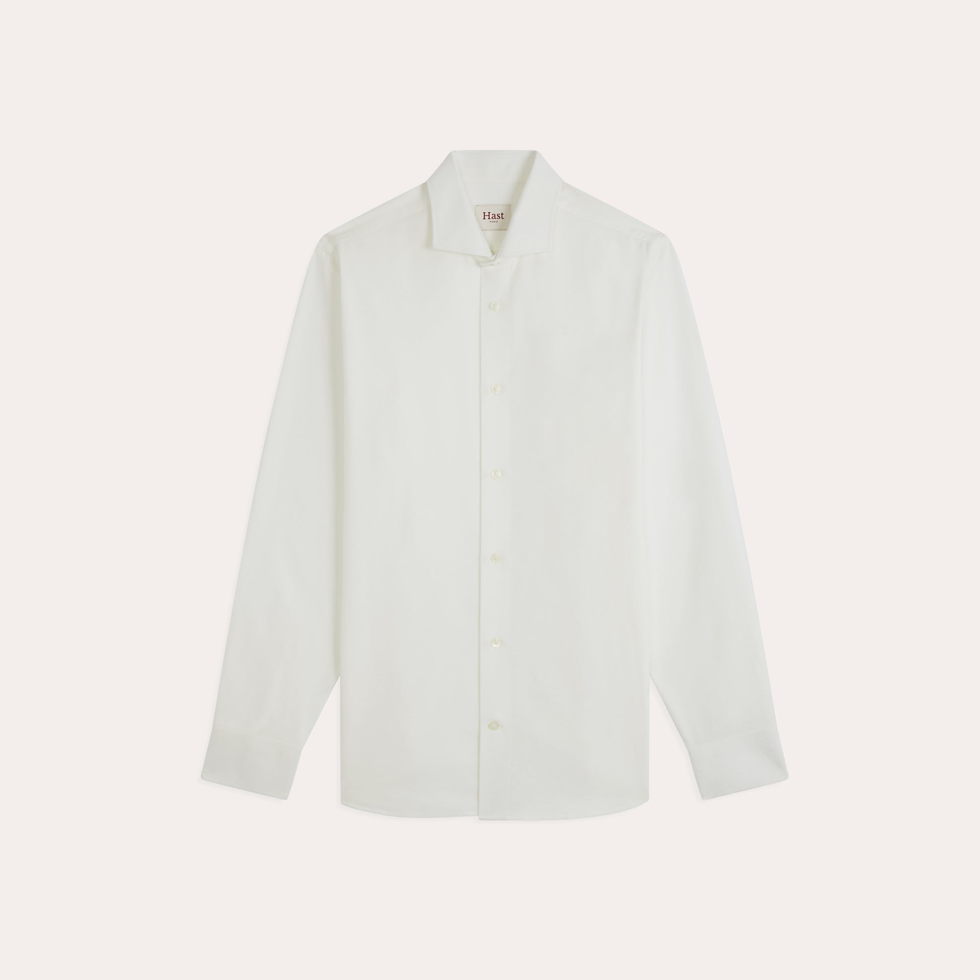 Chemise en flanelle blanche