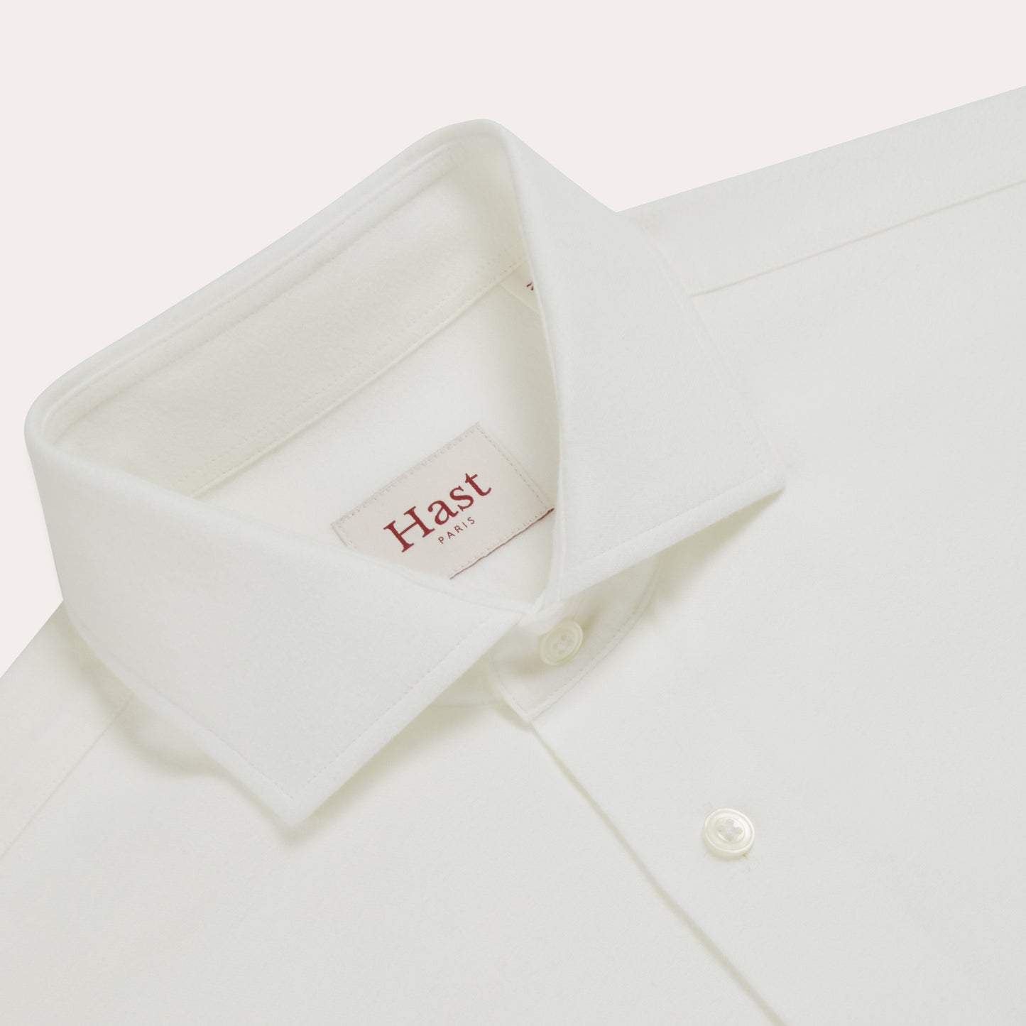 Chemise en flanelle blanche