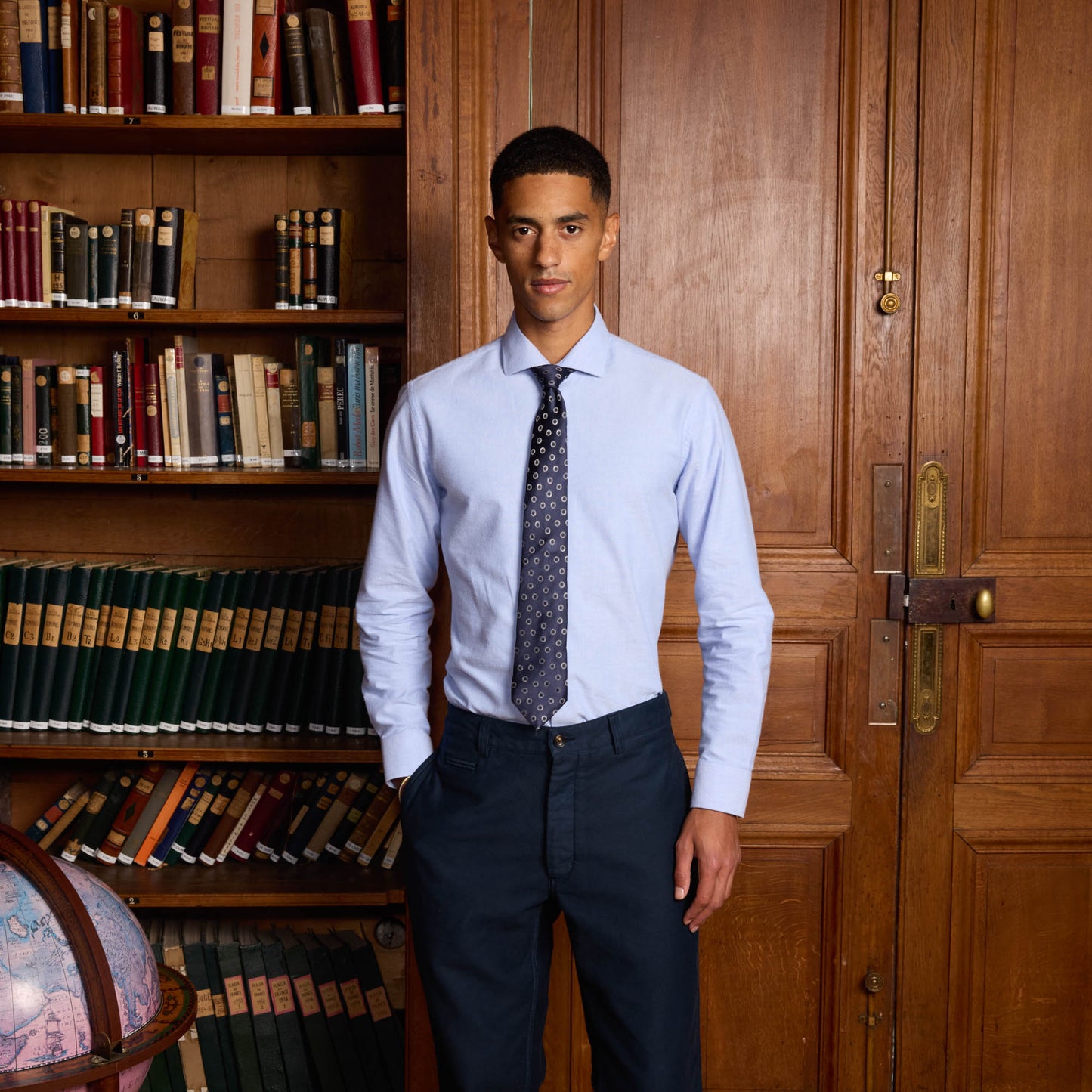 Chemise en flanelle bleu ciel