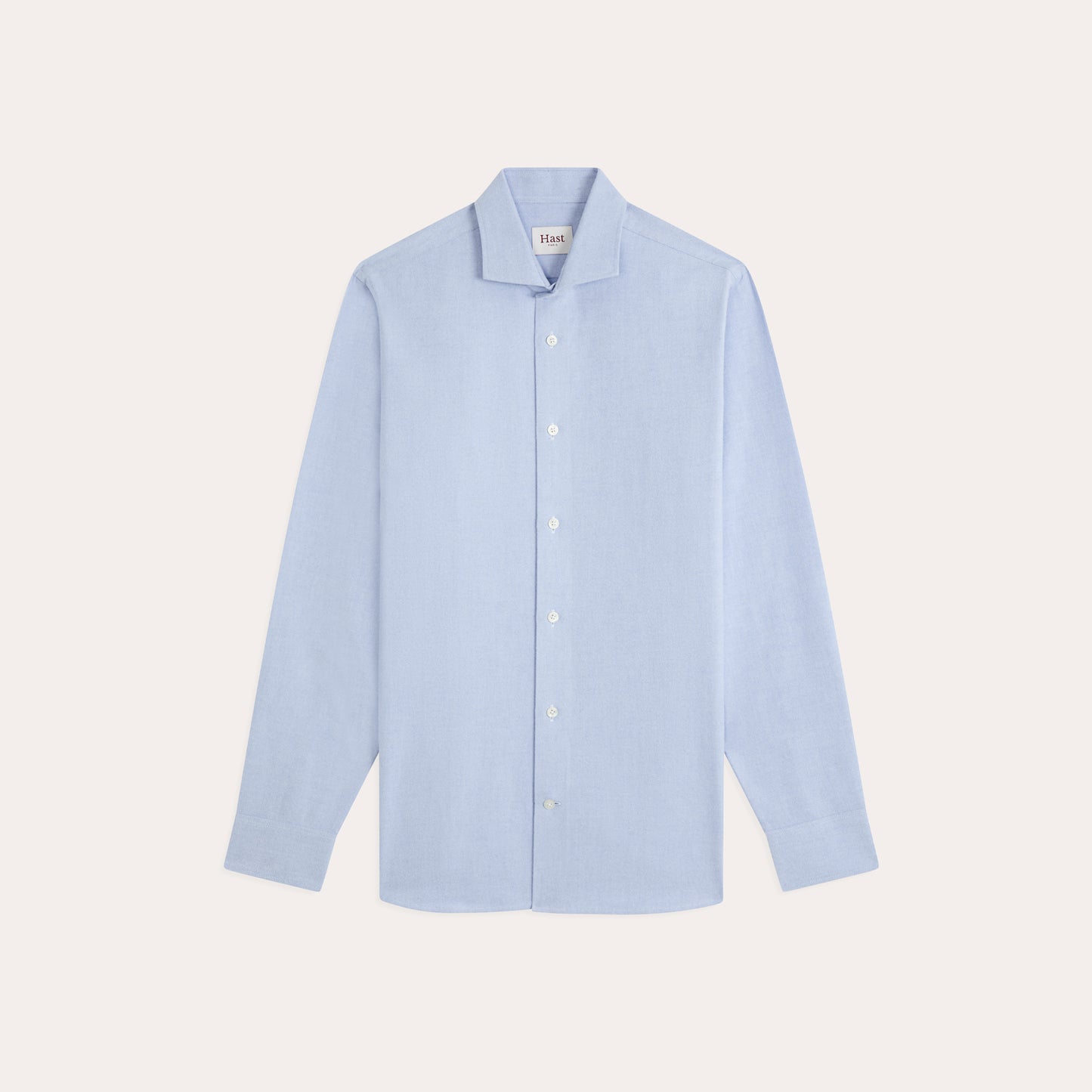 Chemise en flanelle bleu ciel