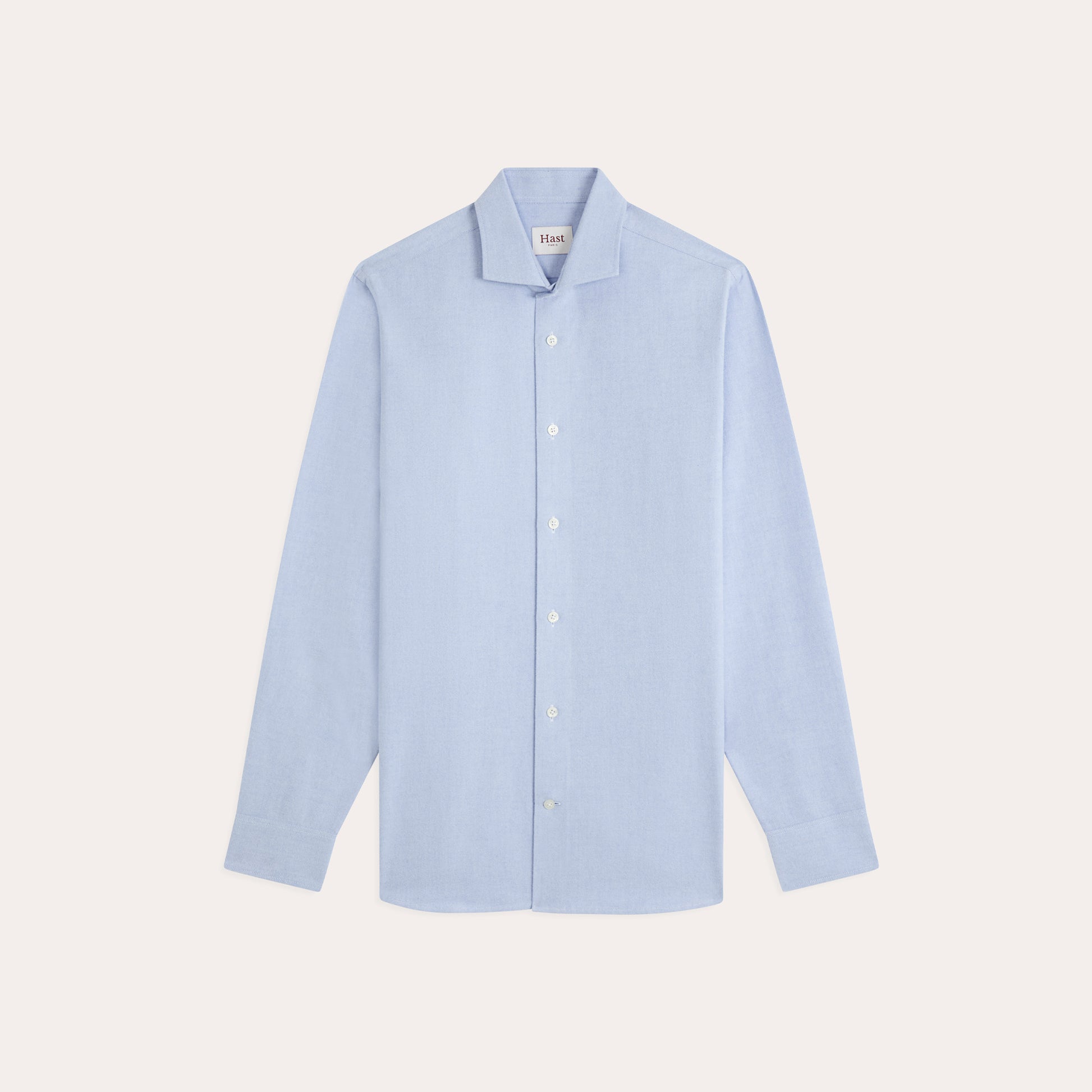 Chemise en flanelle bleu ciel