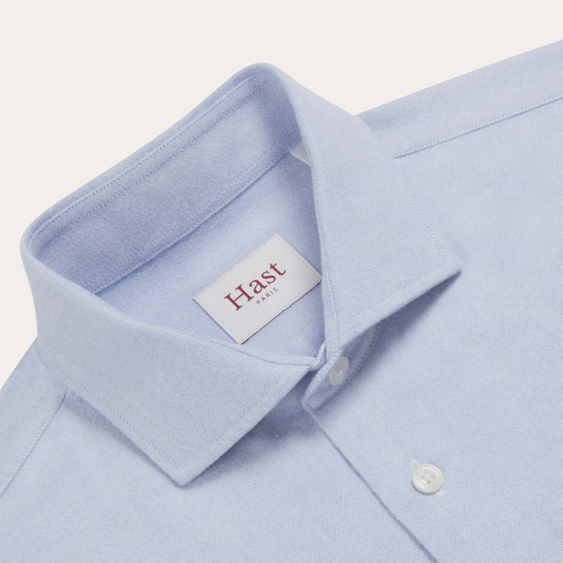 Chemise en flanelle bleu ciel