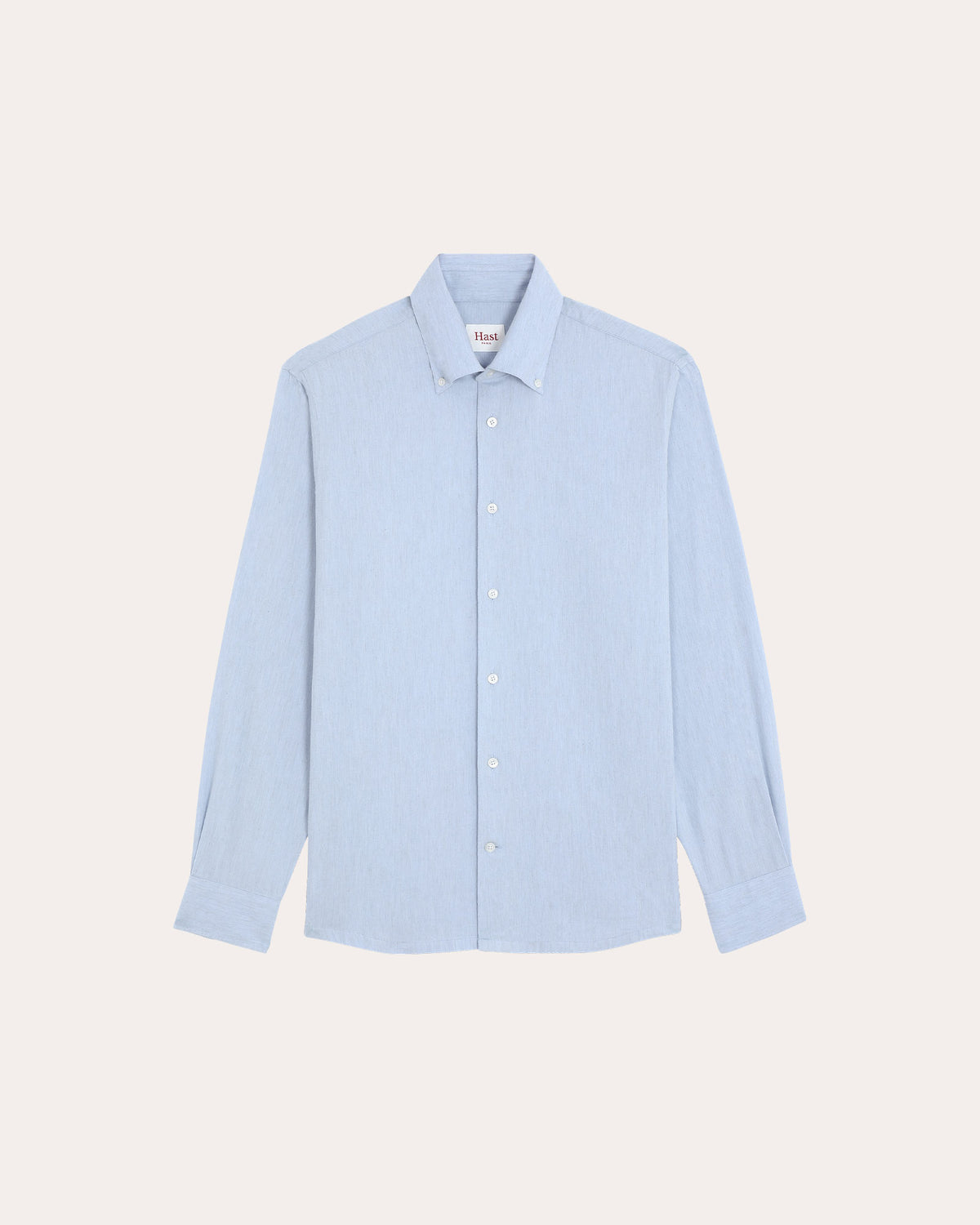 Blue cotton flannel shirt