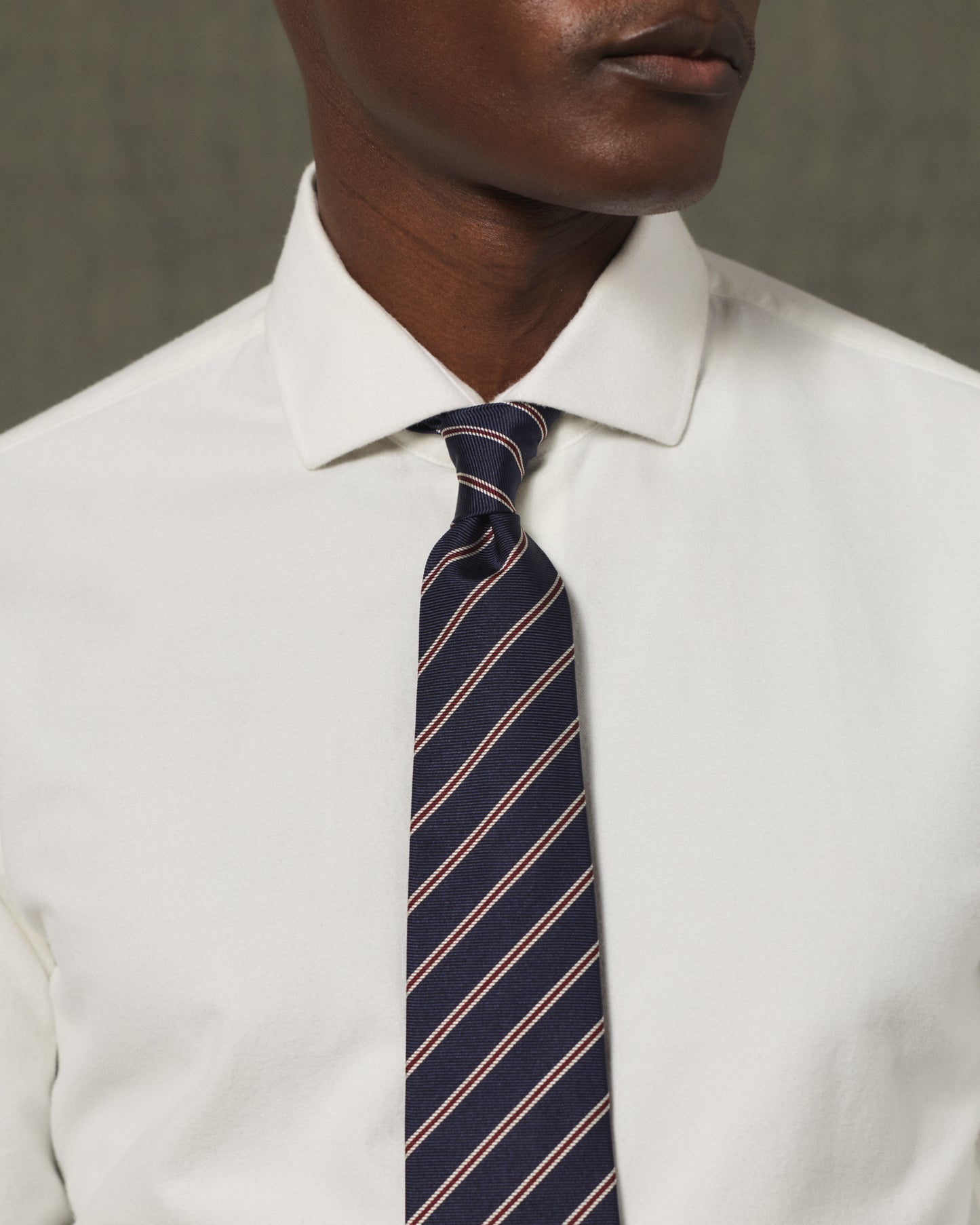 White cotton formal shirt