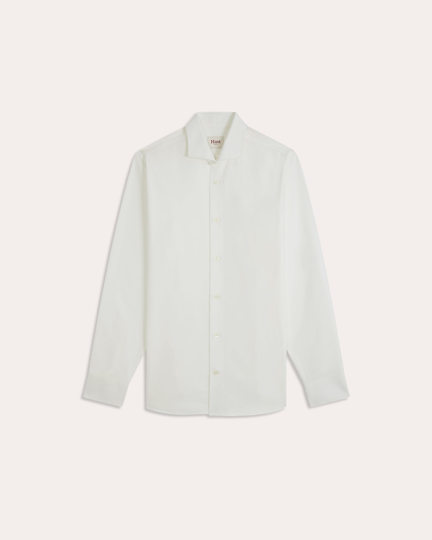 White cotton formal shirt