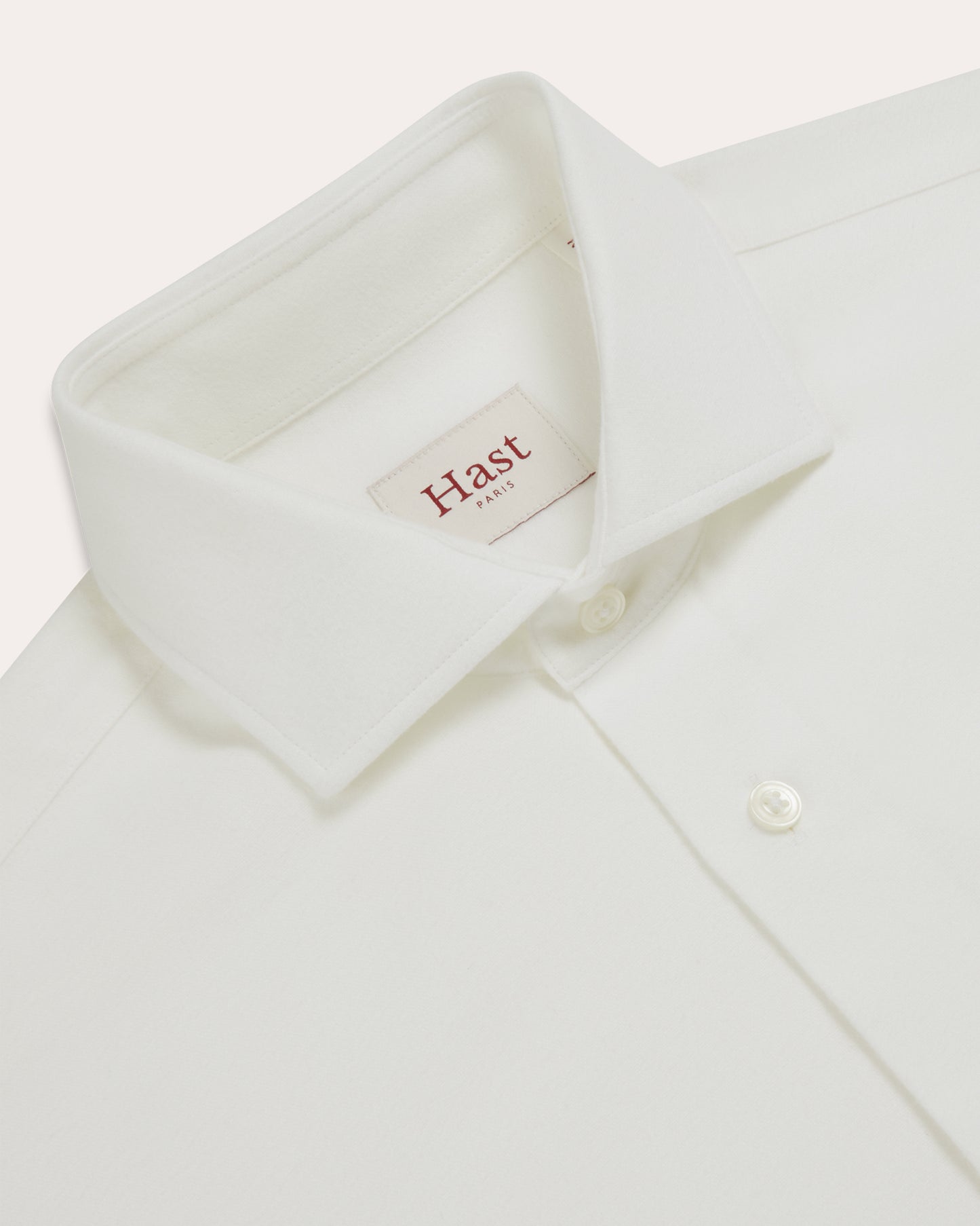White cotton formal shirt