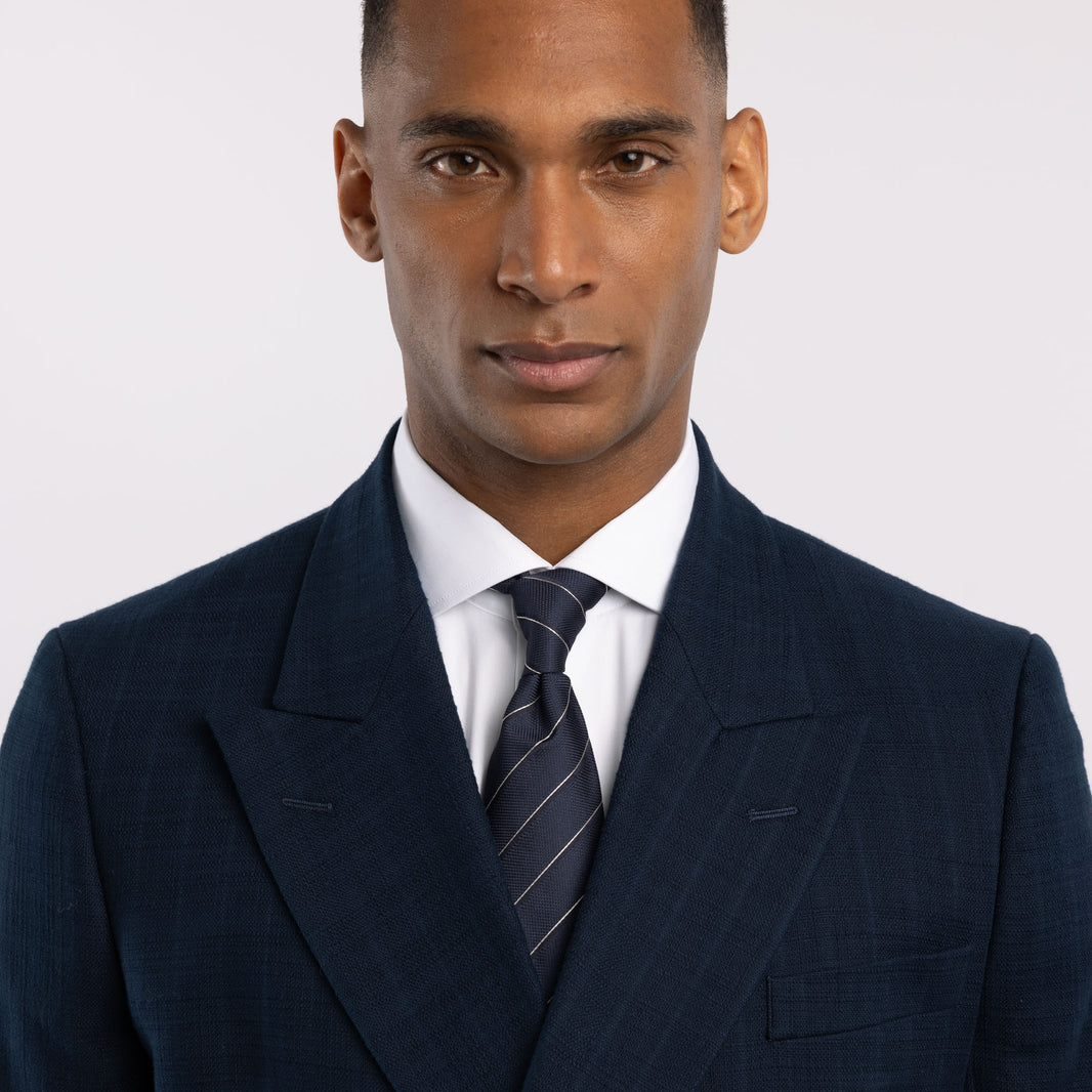 Thomas Mason premium shirt in plain white pinpoint