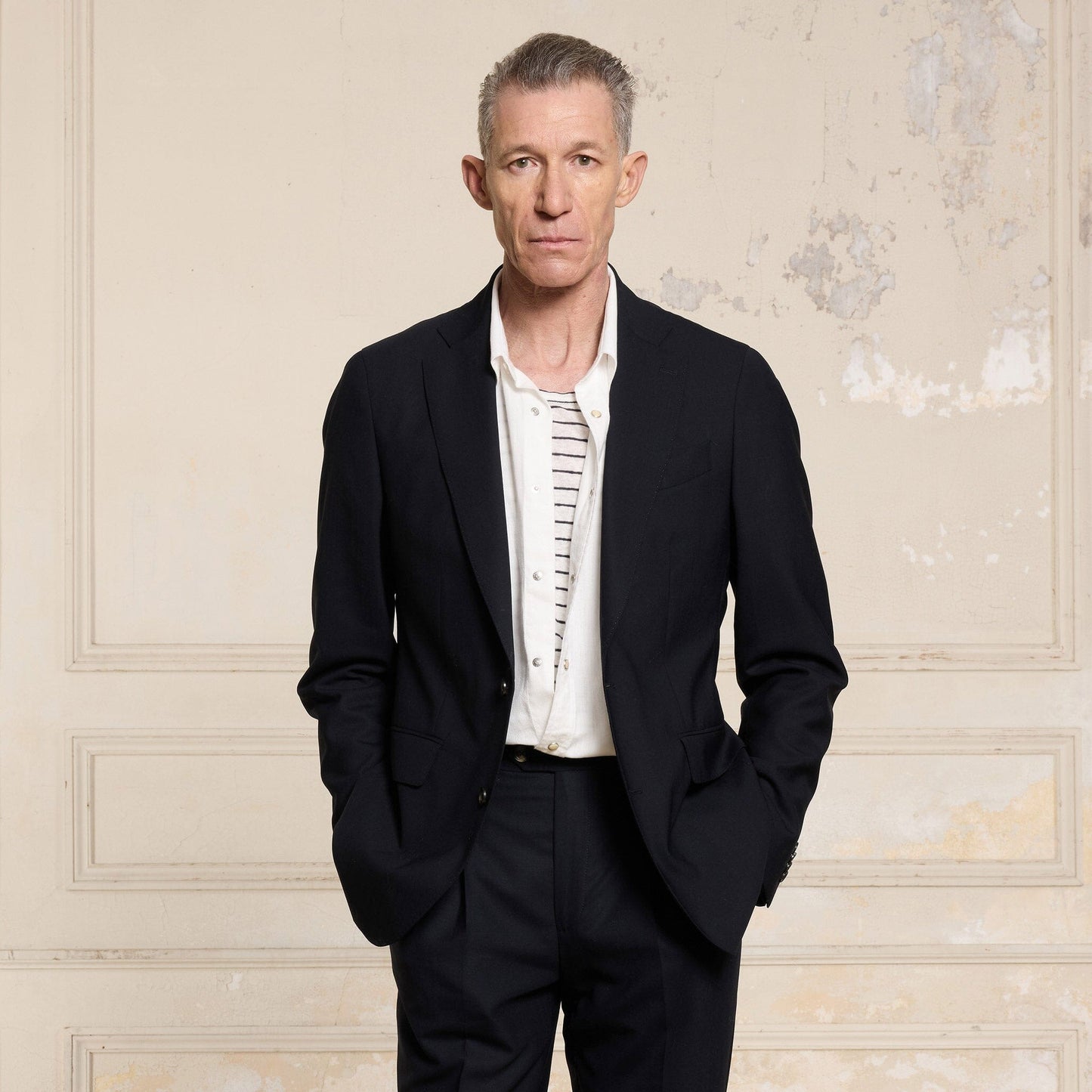 Veste en laine Fresco marine