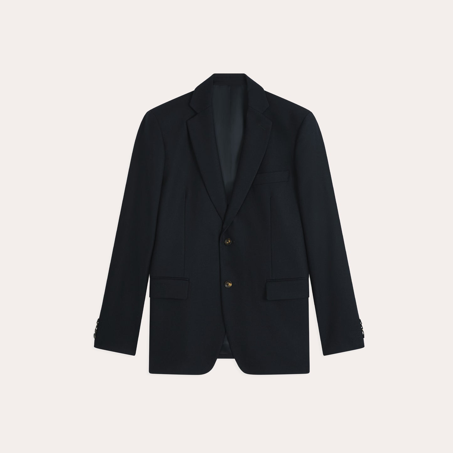 Veste en flanelle de laine marine